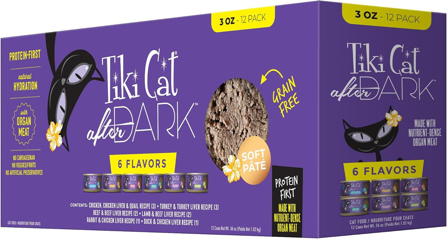 Tiki-Cat-After-Dark-Pâté,-Variety-Pack,-High-Protein-and-1-Non-GMO-Wet-Food-Adult1668