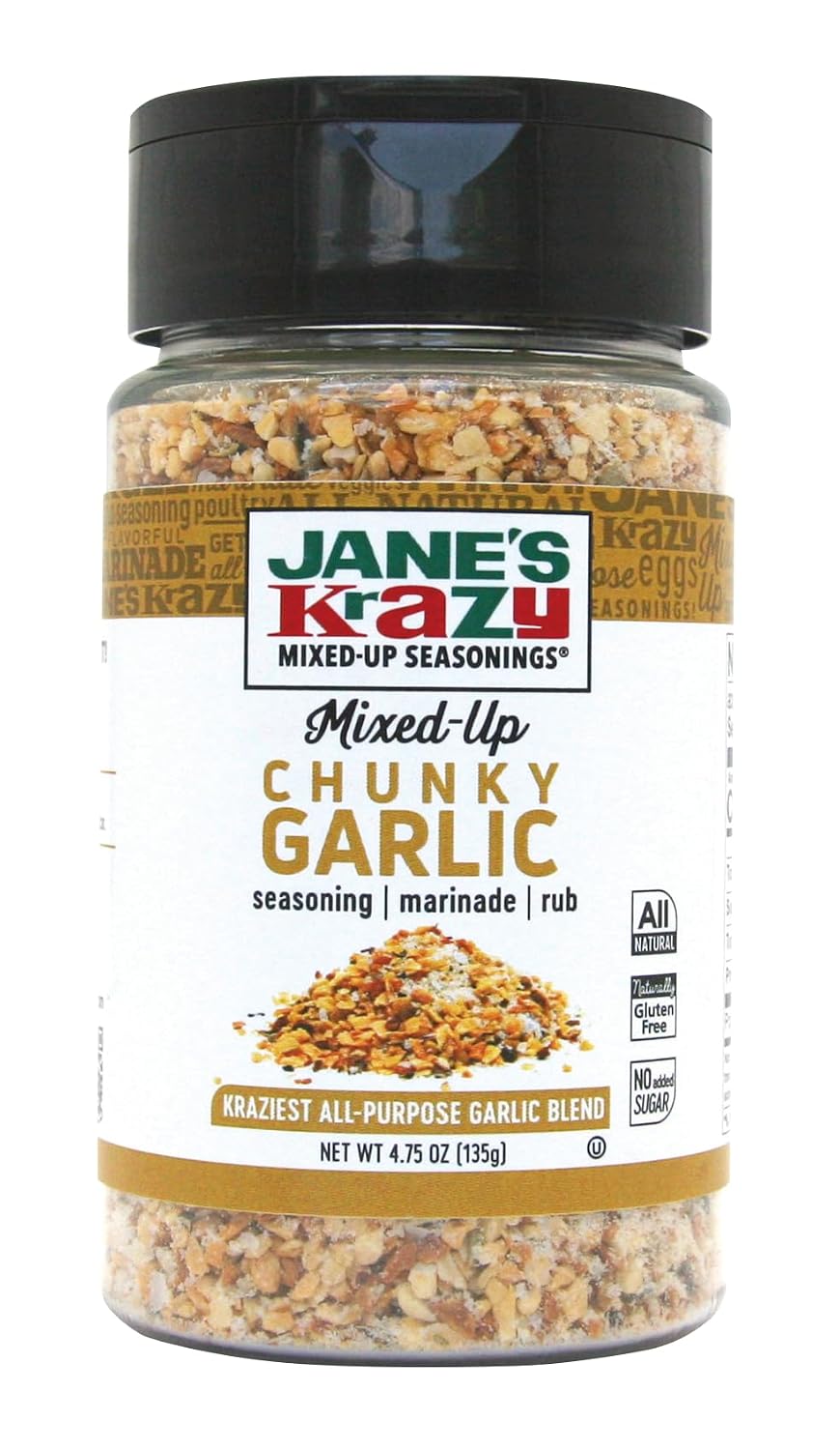 Jane's-Krazy-Chunky-Mixed-Up-Garlic-Seasoning,-4.75-Ounce---------1307