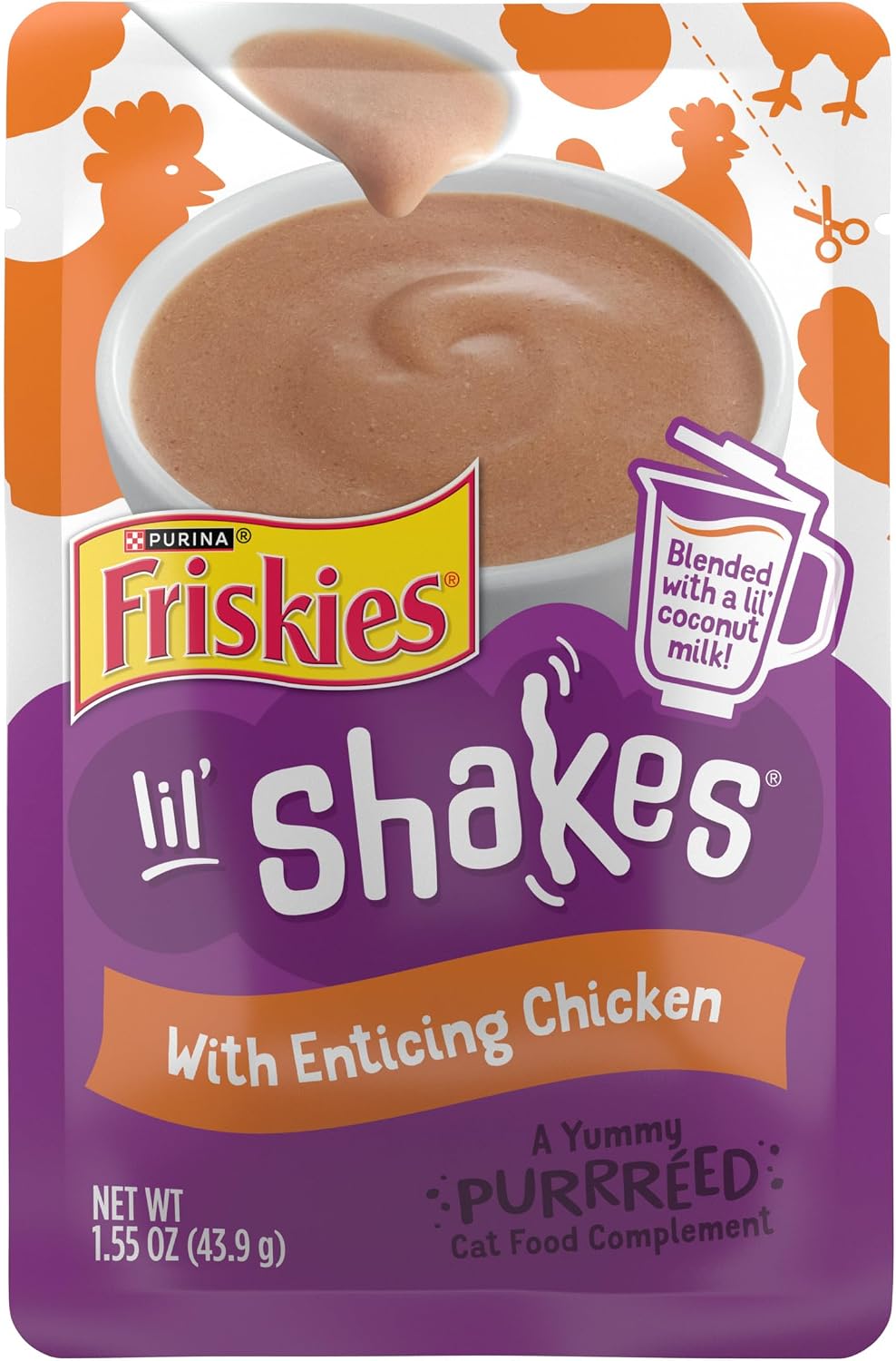 Purina-Friskies-Pureed-Cat-Food-Topper,-Lil’-Shakes-With-Enticing-Chicken-Lickable-Cat-1745