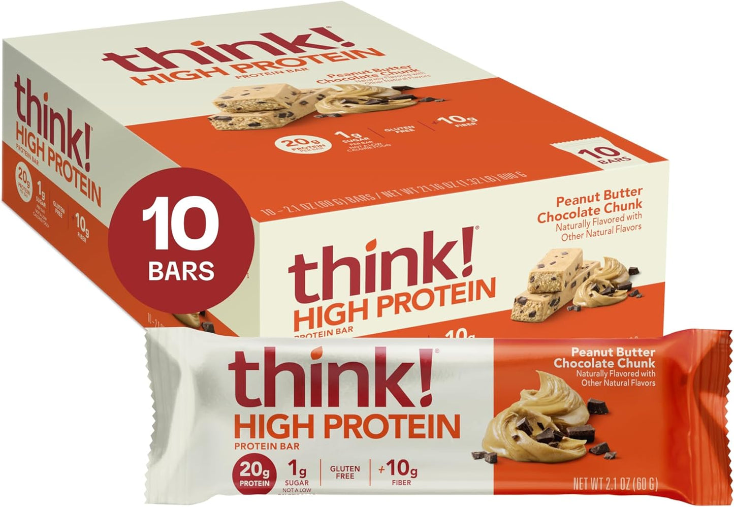 think!-High-Protein-Bar,-High-Fiber,-Peanut-Butter-Chocolate-Chunk,-10ct--|-20g-Protein-Bar,-1665