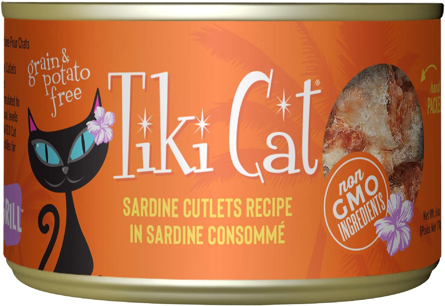 Tiki-Cat-Grill-Wet-Cat-Food,-Sardine-Cutlets,-6-oz.-Cans-Count)----1197