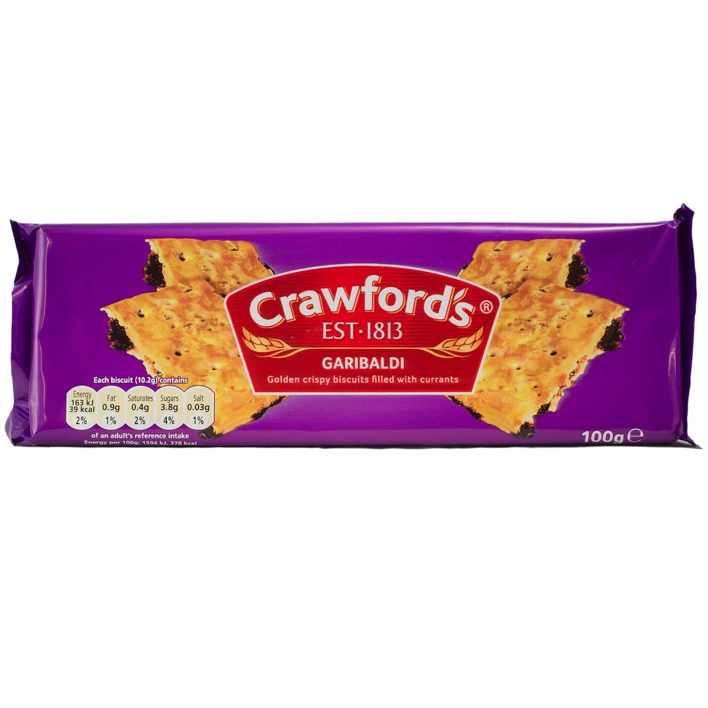 Crawford's-|-Garibaldi-Biscuits-|-4-x-100g-|-4-Packs------285