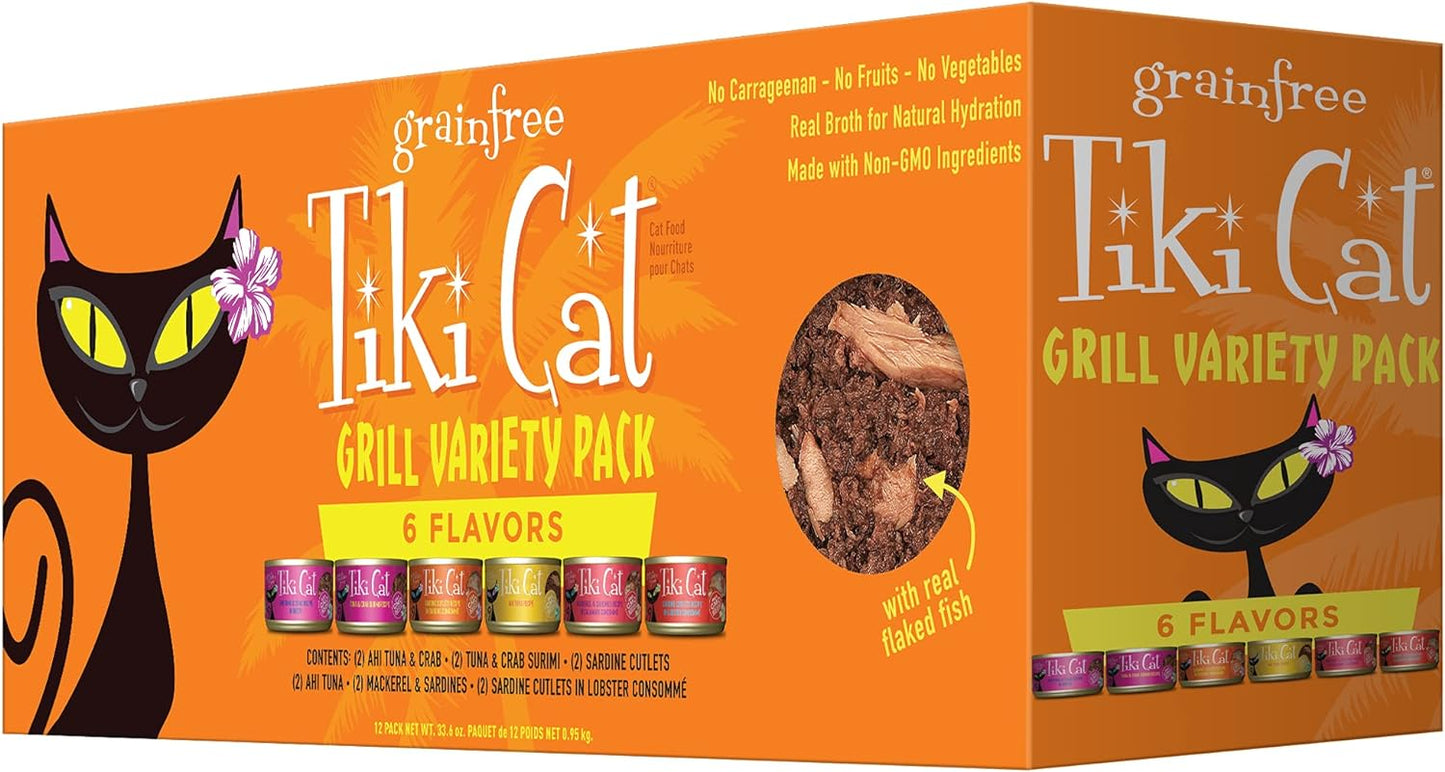 Tiki-Cat-Grill-Wet-Cat-Food,-Variety-Pack,-2.8-oz.-Cans-(12-Count)-1927