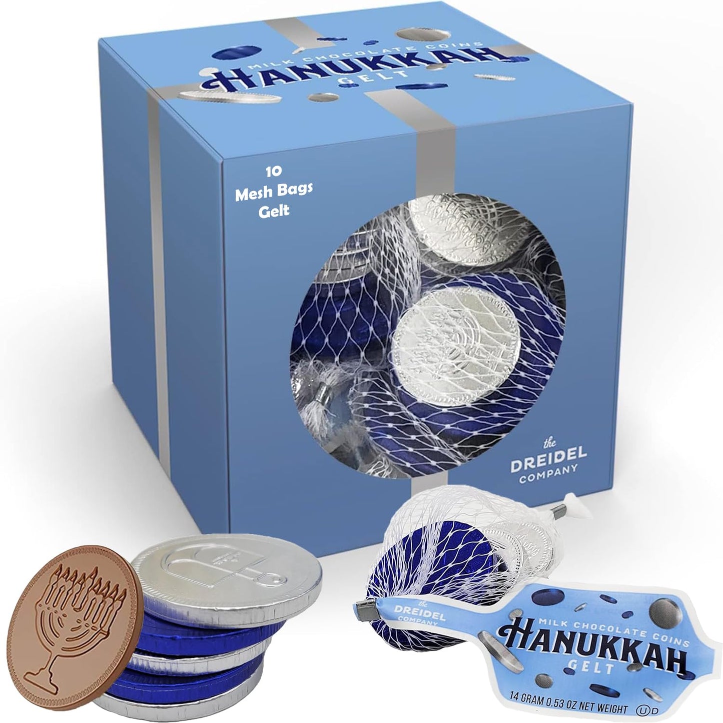 Original-Hanukkah-Chocolate-Gelt-Blue-&-Silver-Coins-1576