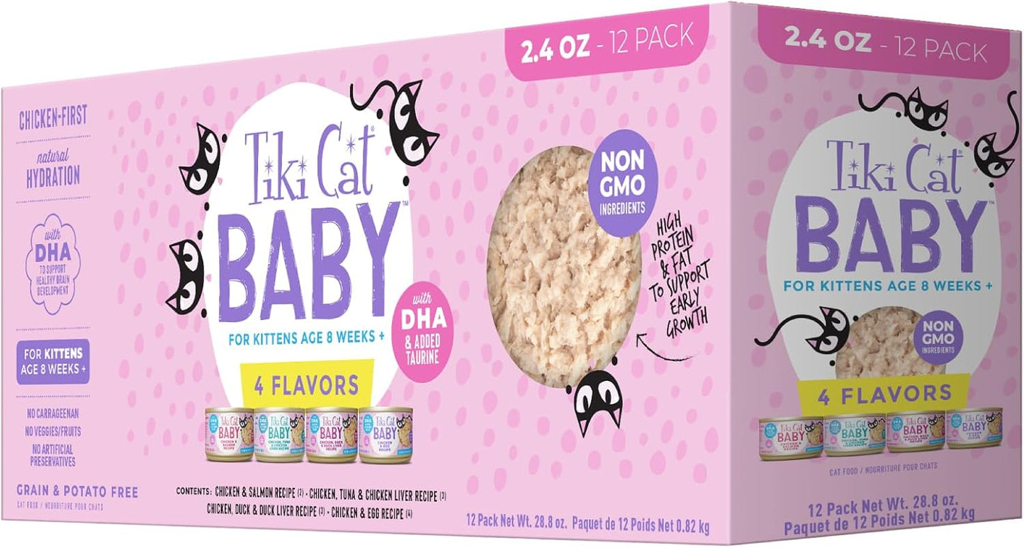 Tiki-Cat-Baby-Wet-Cat-Food-for-Kittens,-Shreds-Variety-Pack-2.4-oz.-1936