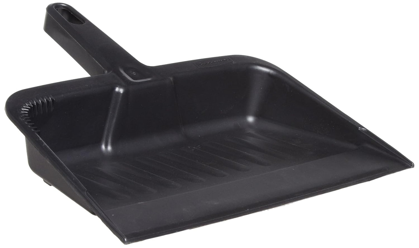 Rubbermaid-Commercial-Products-12.25,-Heavy-Duty-Dust-Pan,-Durable-Plastic,-Charcoal,-5522
