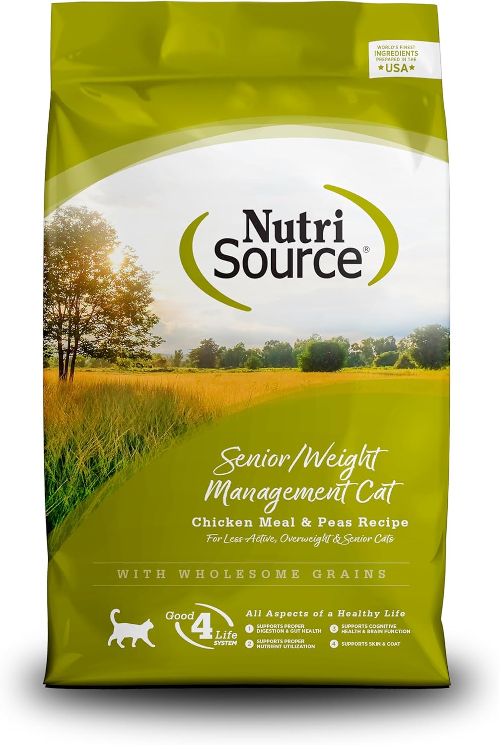 NutriSource-Senior-and-Weight-Management-Cat-Food,-Chicken-and-Peas,-12LB------1024