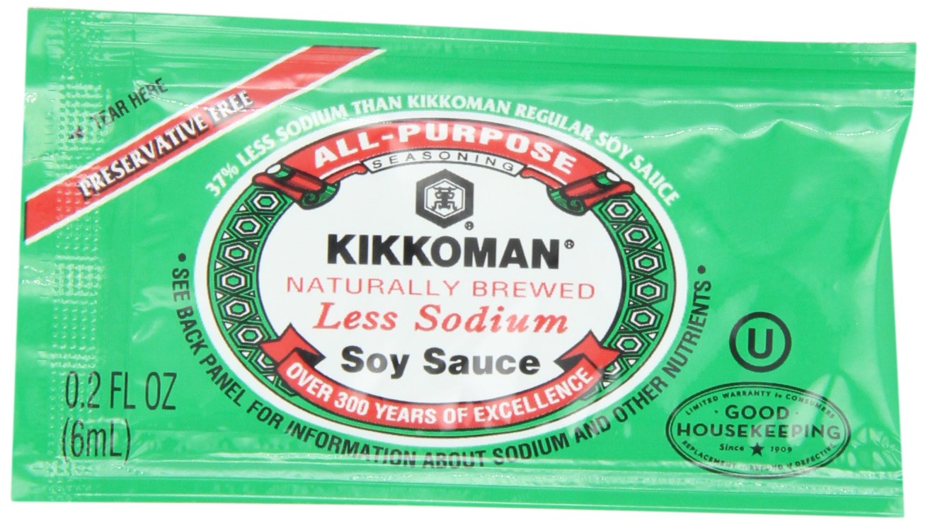 Kikkoman-Less-Sodium-Soy-Sauce-Packets,-2827