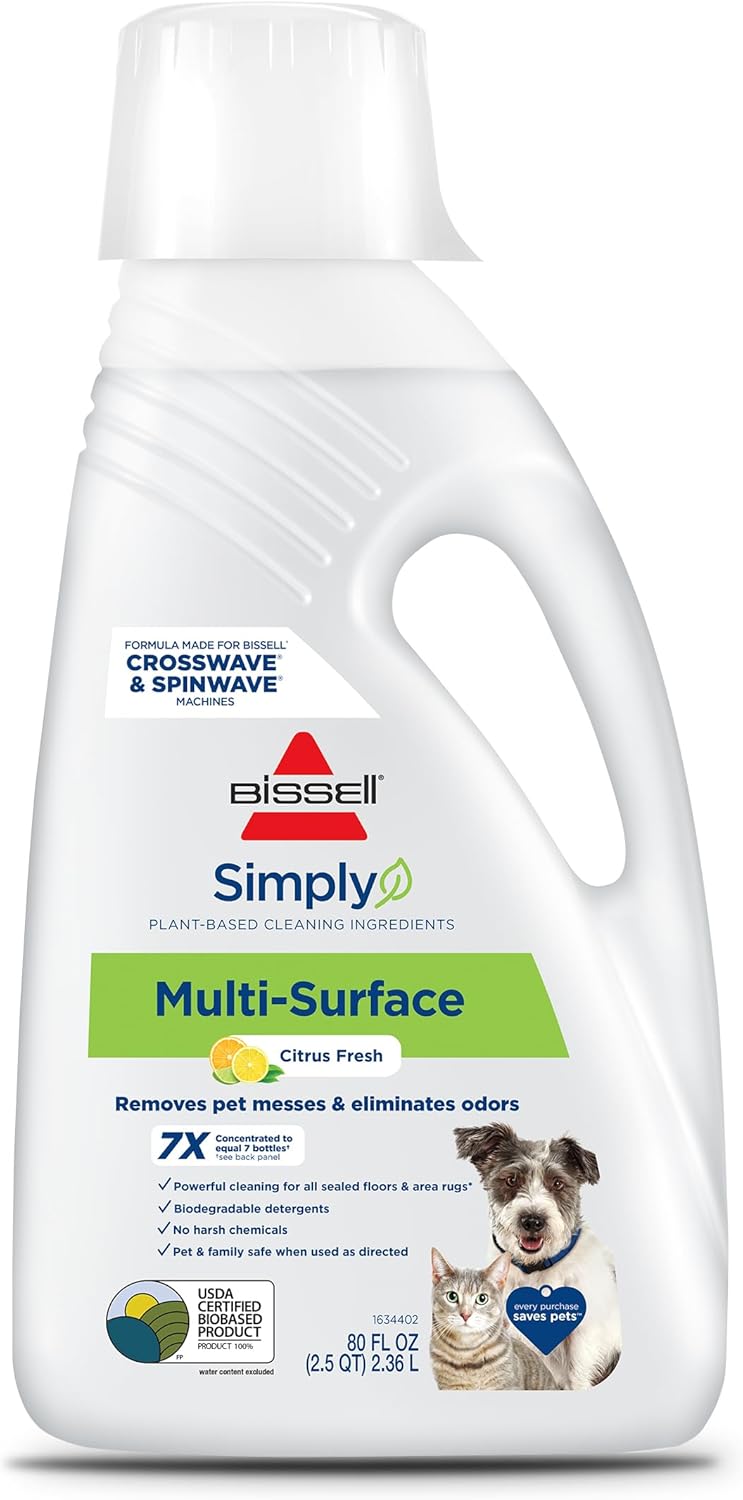 Bissell-Simply-Multi-Surface-Formula,-80-oz,-Clear,-80-Fl-Oz-4412
