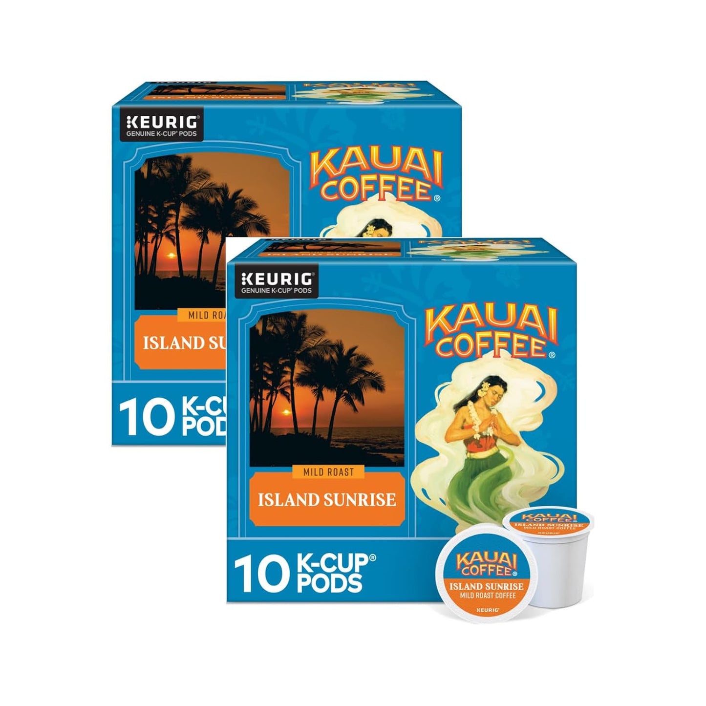Kauai-Coffee-Island-Sunrise-Mild-Roast---Compatible-with-Keurig-K-Cup-Brewers,-10-123