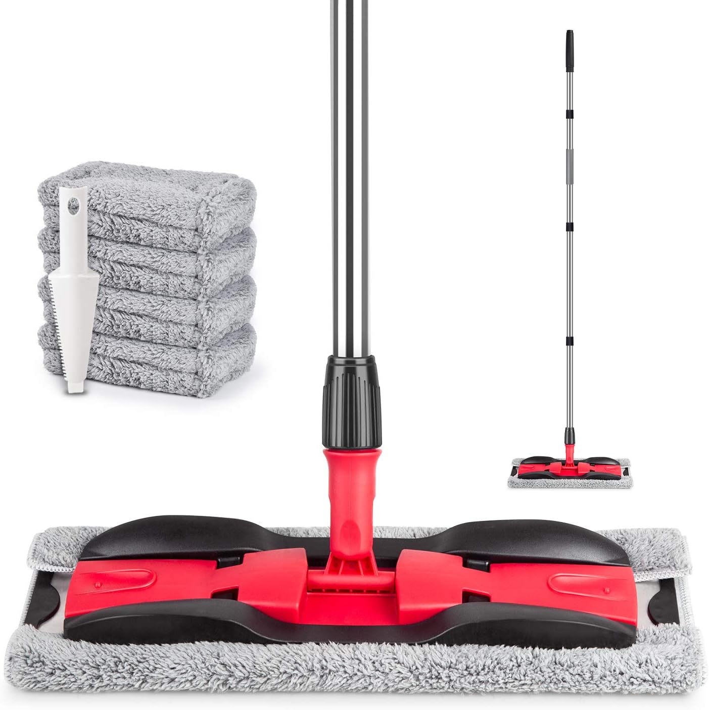 Microfiber-Mops-for-Hardwood-Floor-Cleaning:-MEXERRIS-Flat-Floor-Mop-with-4-Washable-Pads-59"-366
