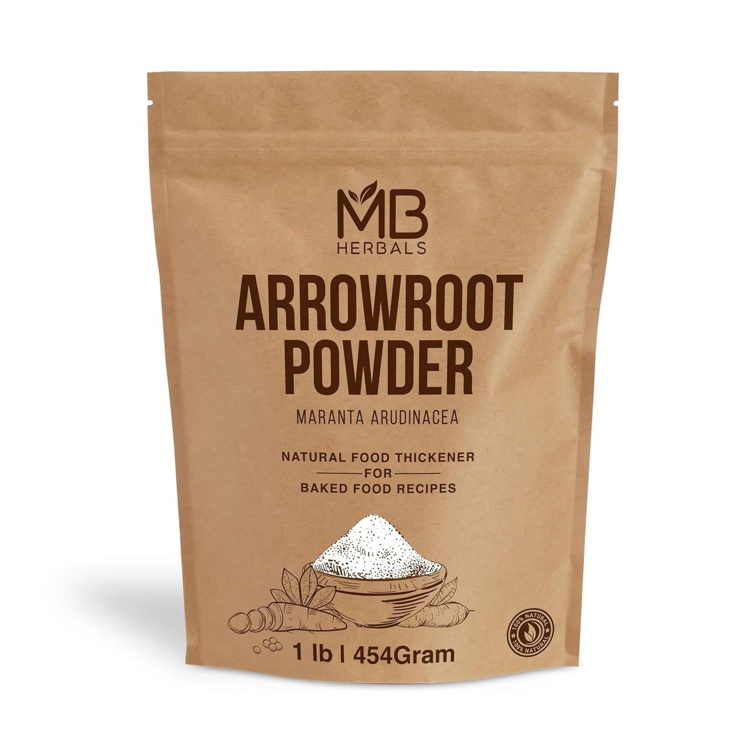 MB-Herbals-Arrowroot-Flour-1-LB-|-Arrowroot-Powder-16-oz-for-Cornstarch-|-2015
