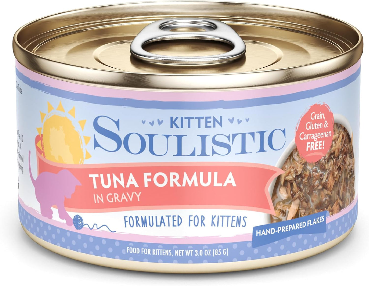 Soulistic-Kitten,-Tuna-Formula-in-Gravy,-3oz-Can,-Pack-of-12------257