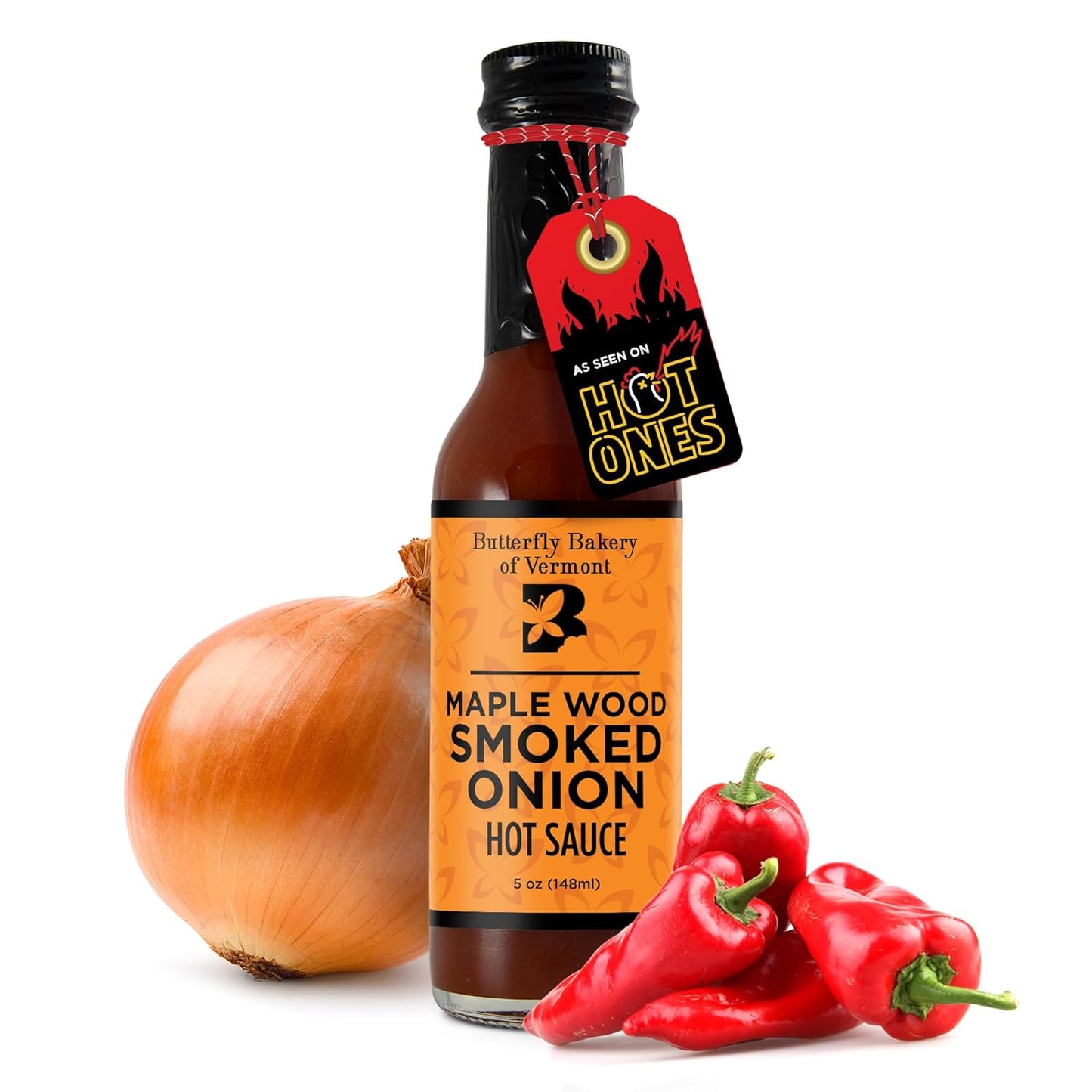 Butterfly-Bakery-of-Vermont---Maple-Wood-Smoked-Onion-Hot-Sauce,-Medium-132