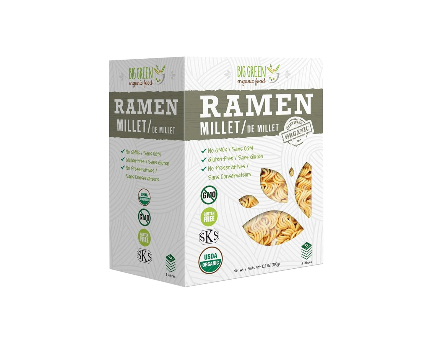 Big-Green-Organic-Food--Organic-Millet-Ramen,-Gluten-Free,-Lectin-Free,-Vegan,-1011