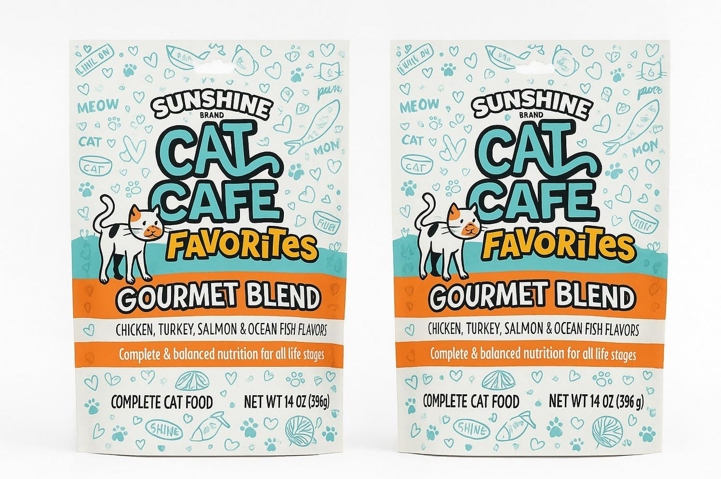 SUNSHINE-CAT-CAFE-Bag-Gourmet-Blend-14OZ,-Dry-Cat-Food-for-Cats-Entrée-Turkey106