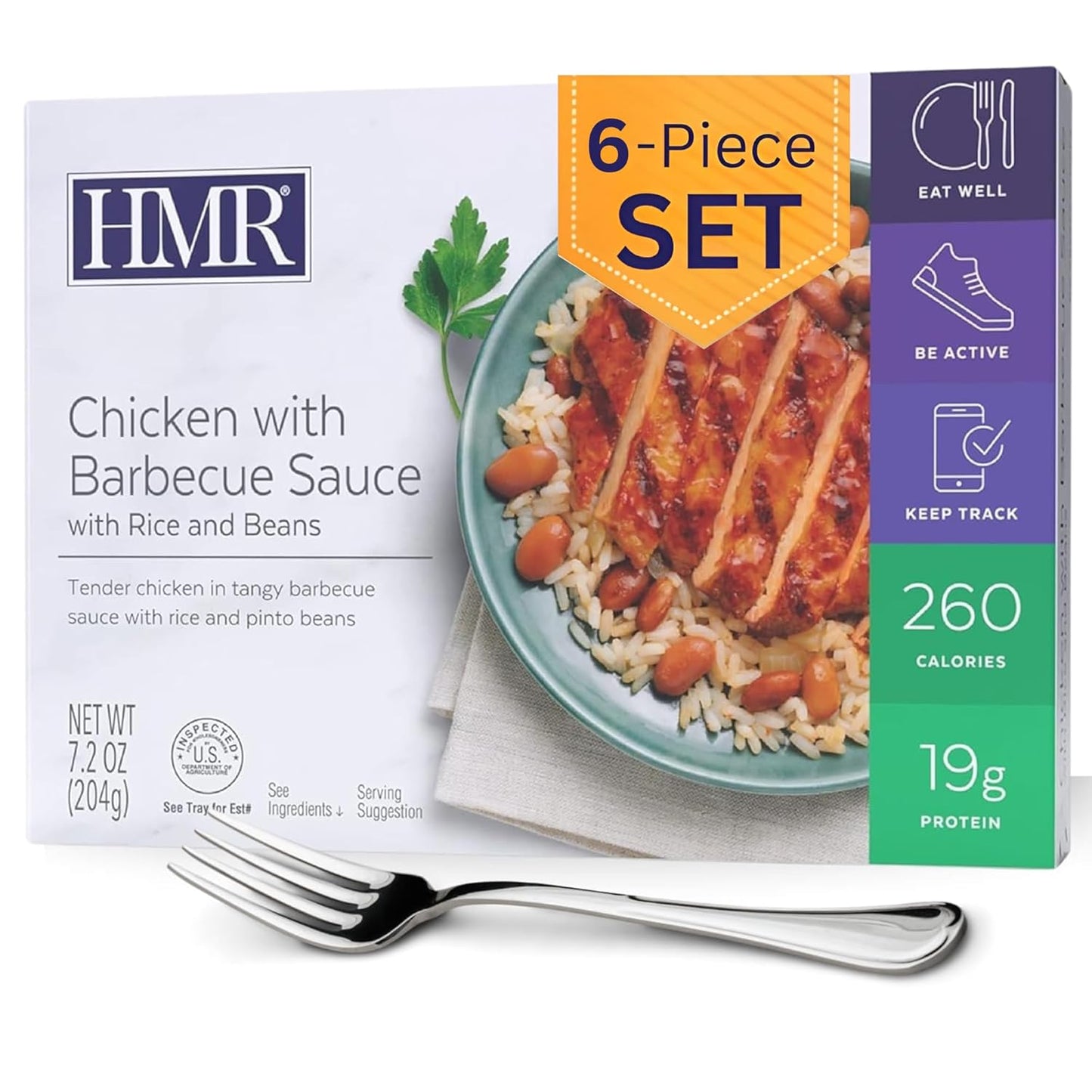 HMR-Chicken-with-Barbecue-Sauce-Entrée-|-Prepared-Meal-Ready-to-Eat,-1245
