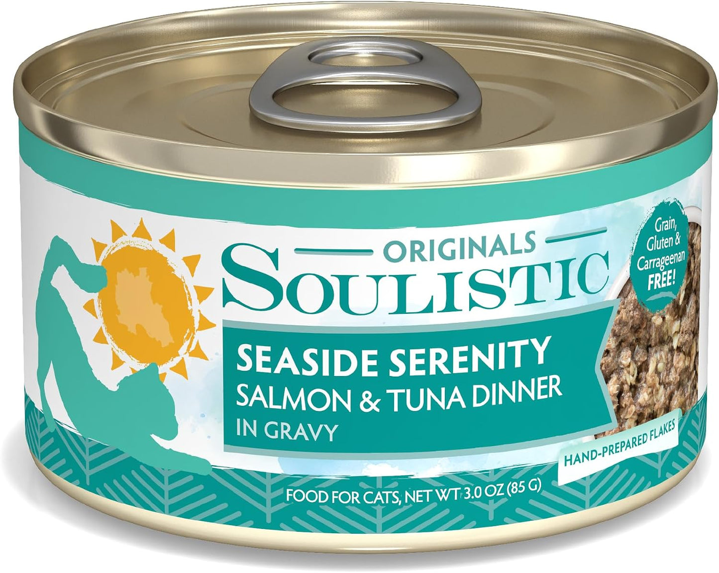 Soulistic-Originals-Wet-Cat-Food,-Seaside-Serenity-Salmon-and-Tuna-Dinner-in-Gravy,-533