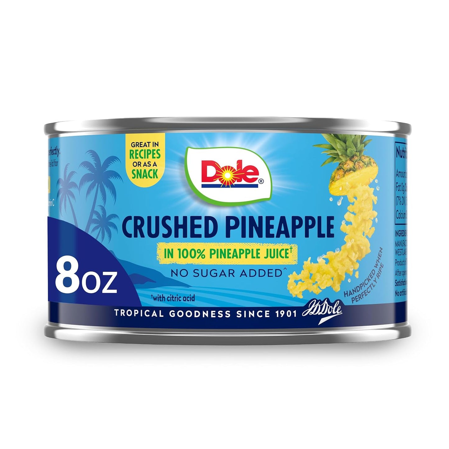 Dole-Crushed-Pineapple,-8-Oz-----------------193