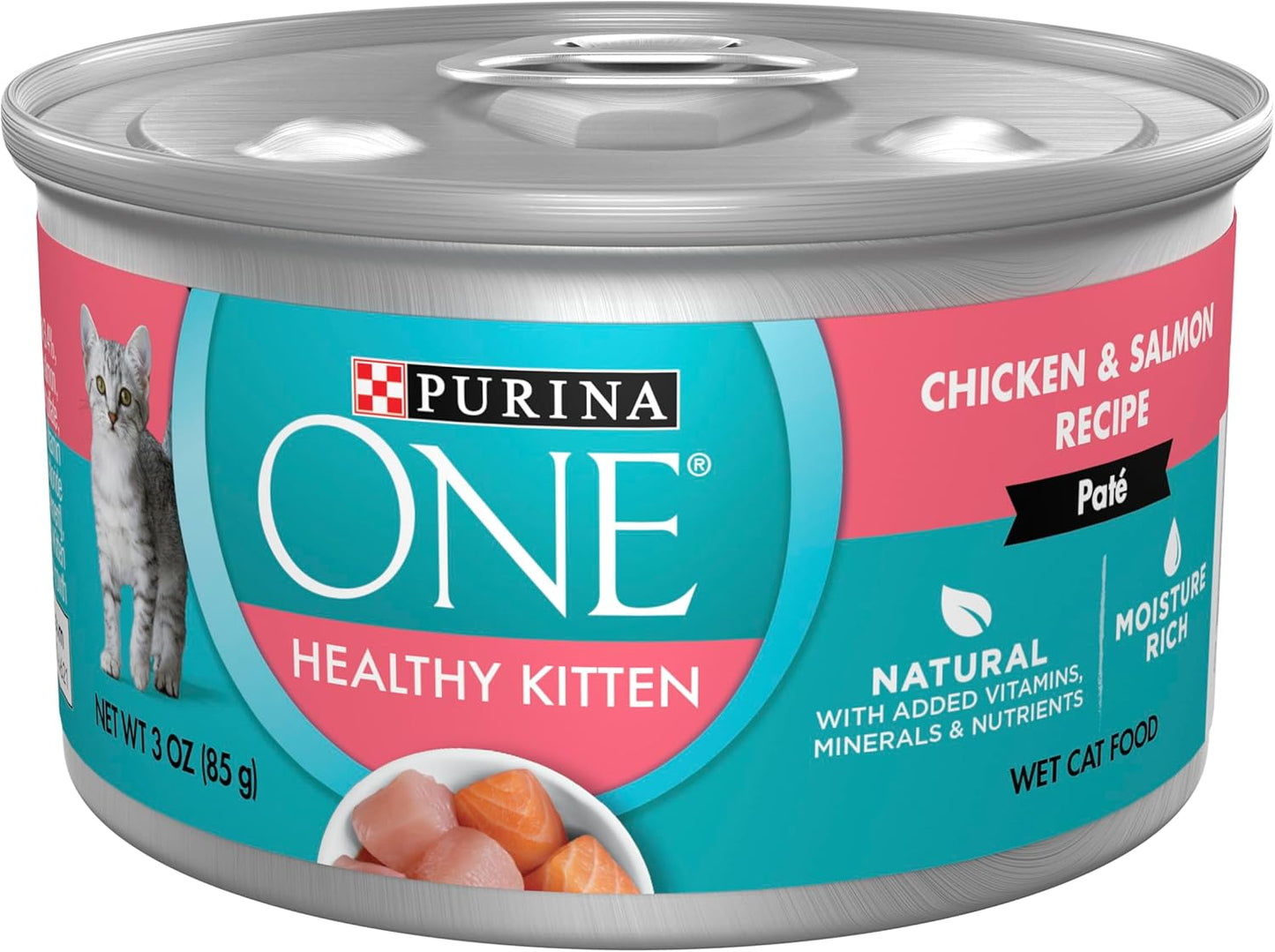 Purina-ONE-Grain-Free,-Natural-Pate-Wet-Kitten-Food,-Healthy-Kitten-&-Recipe-(Pack1695