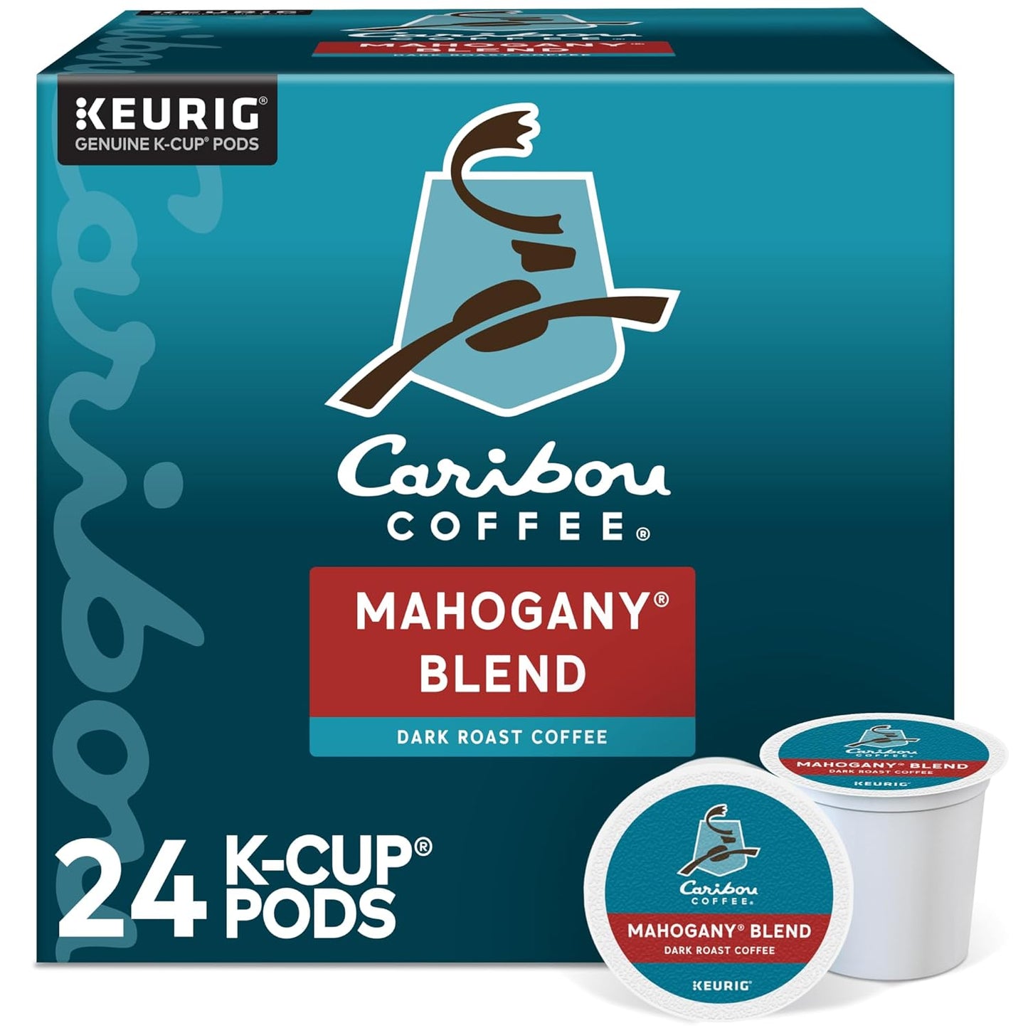 Caribou-Coffee-Mahogany,-Single-Serve-Keurig-K-Cup-Pods,-Dark-Roast-Coffee,-24-Count---2039