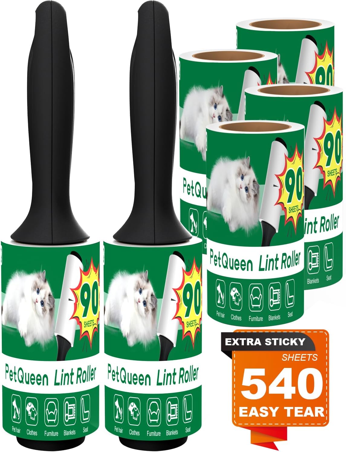 Lint-Rollers-for-Pet-Hair-Extra-Sticky,-540-Sheets-Lint-2282