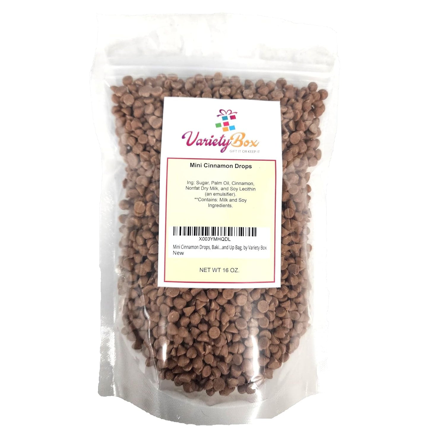 Mini-Cinnamon-Drops,-Baking-Chips-1-lb.-Bulk-Resealable-Zip-Lock-Stand-Bag,-Variety-1246