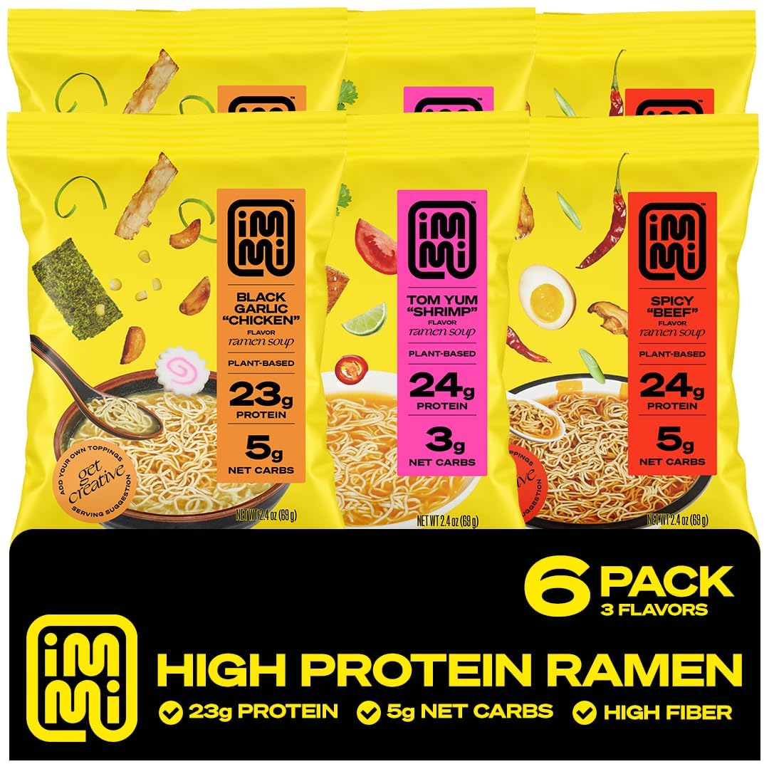 immi-Paquete-variado-de-ramen,-ajo-negro-Pollo,-Tom-Yum--Camarón,-565