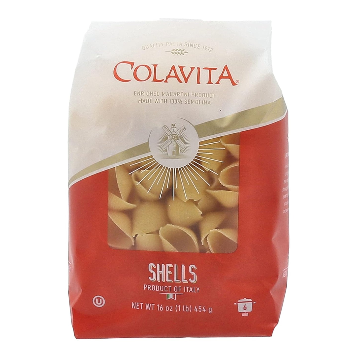Colavita-Pasta---Shells,-1-Pound---Pack-of---95