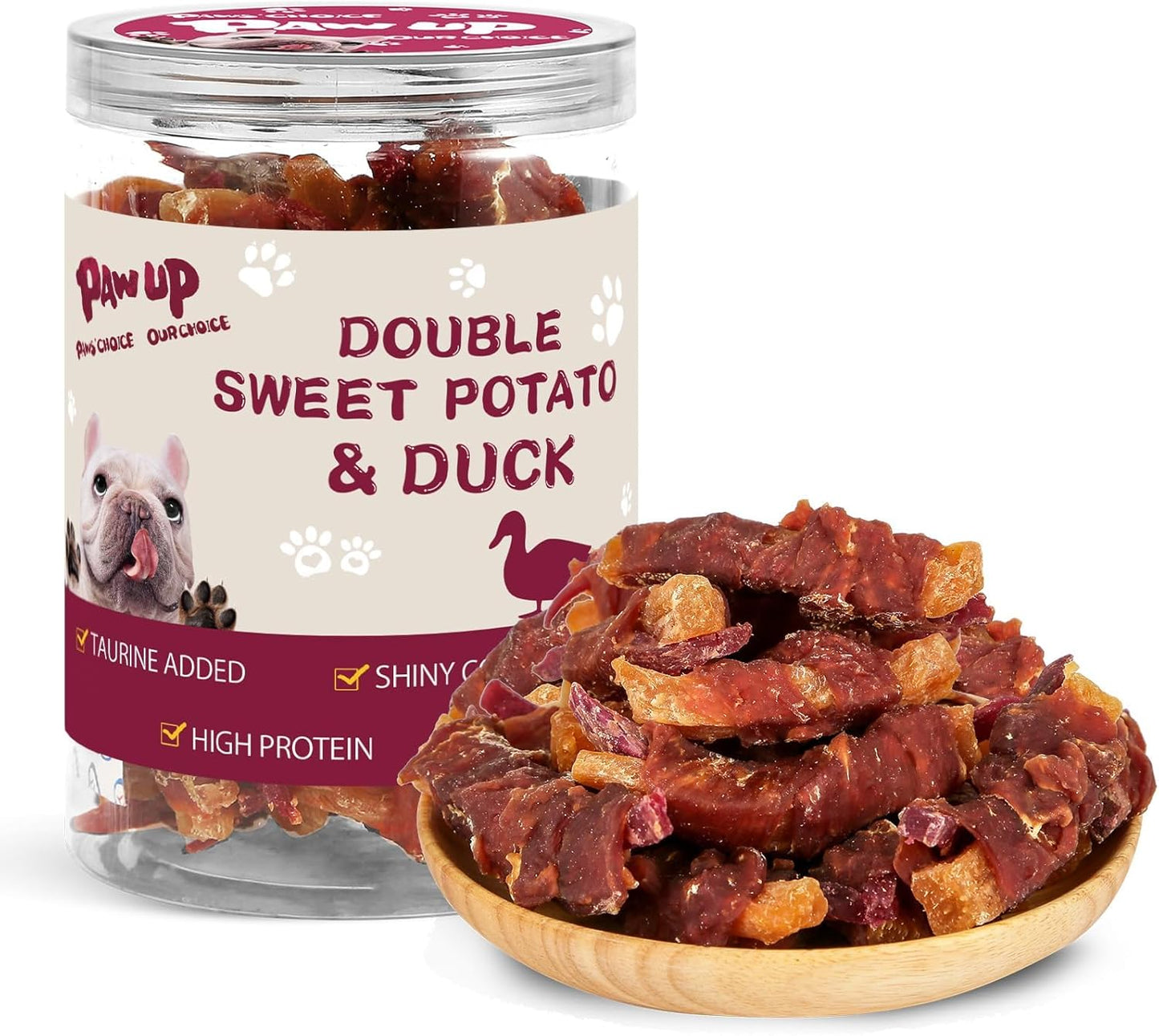 Duck-&-Sweet-Potato-Dog-Treats,-High-Fiber-3536