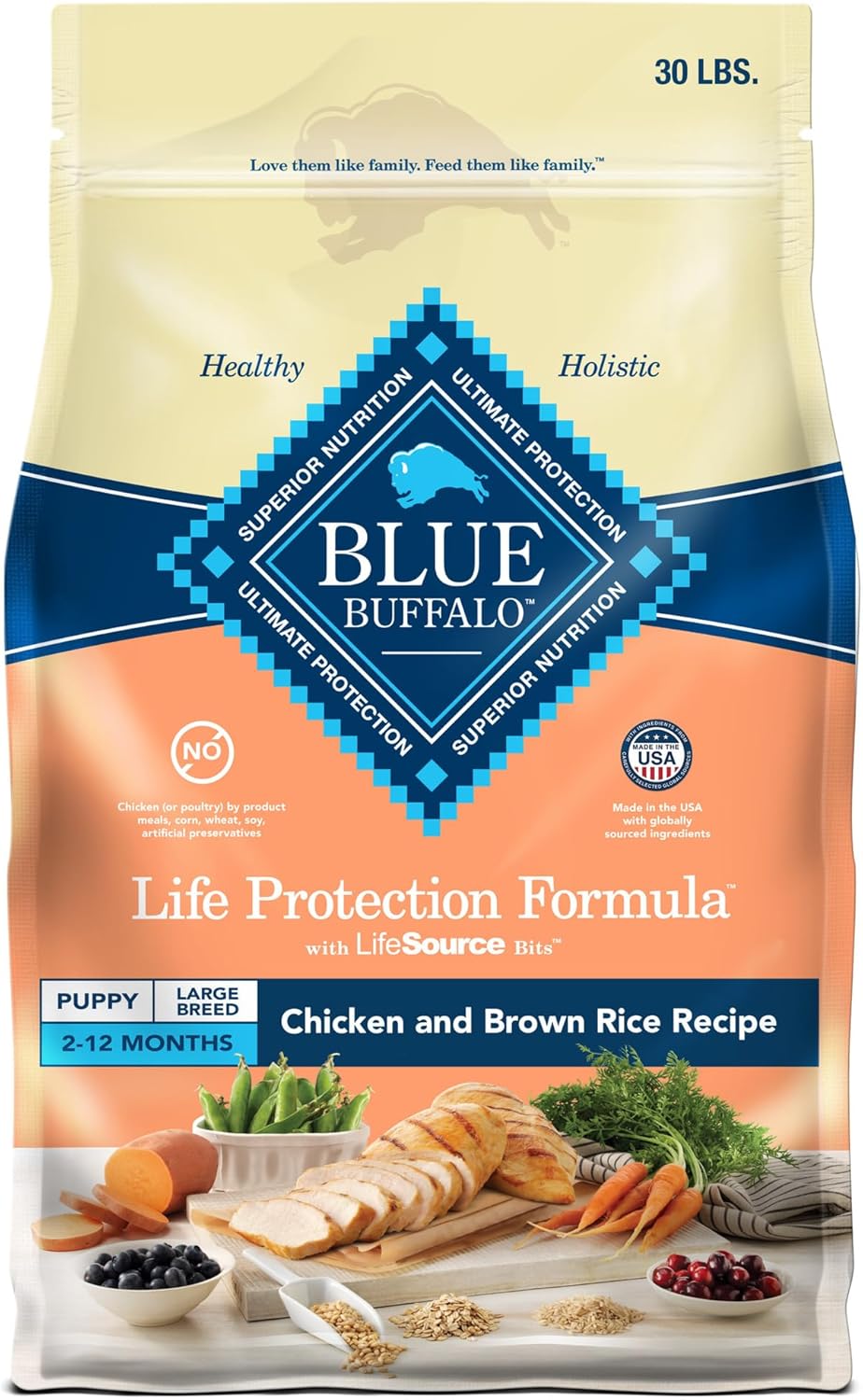 Blue-Buffalo-Life-Protection-Formula-Large-Breed-Puppy-Dry-Dog-Food-with-DHA,-2090