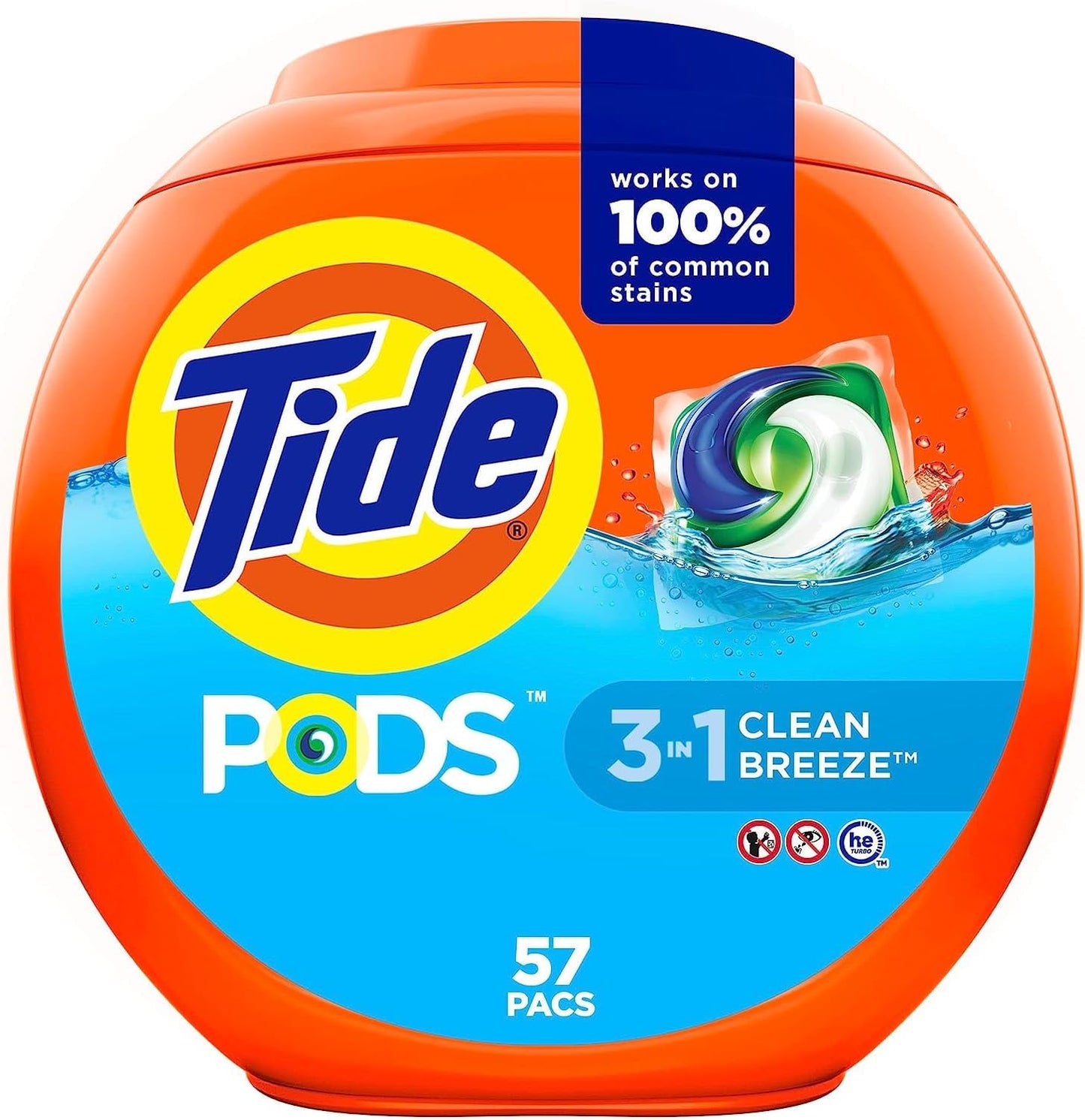 Tide-Pods-Laundry-Detergent,-Clean-Breeze,-57-Pacs-Capsules,-46-3492