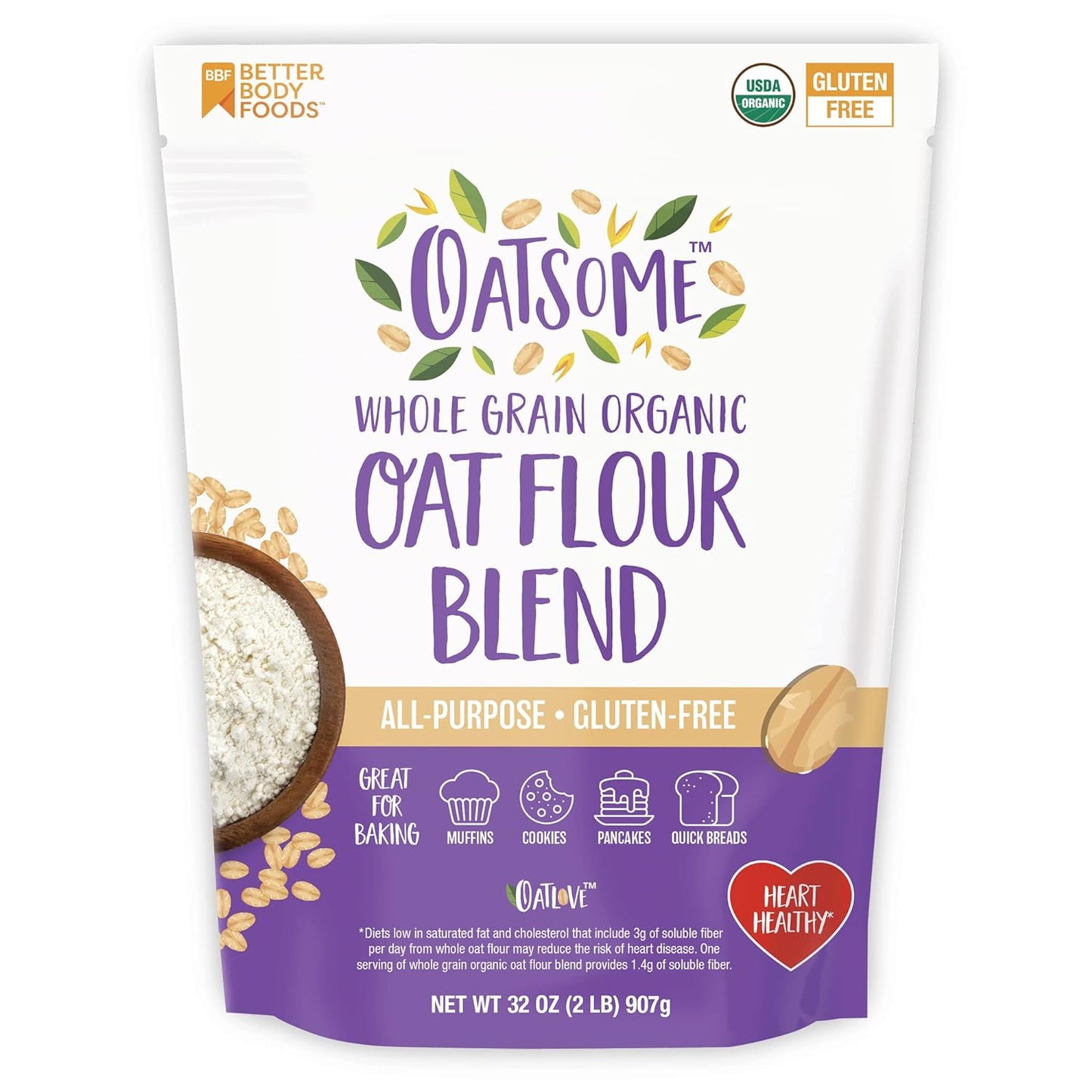 Oatsome-Mezcla-de-harina-de-avena-orgánica,-grano-entero,-gluten,-897