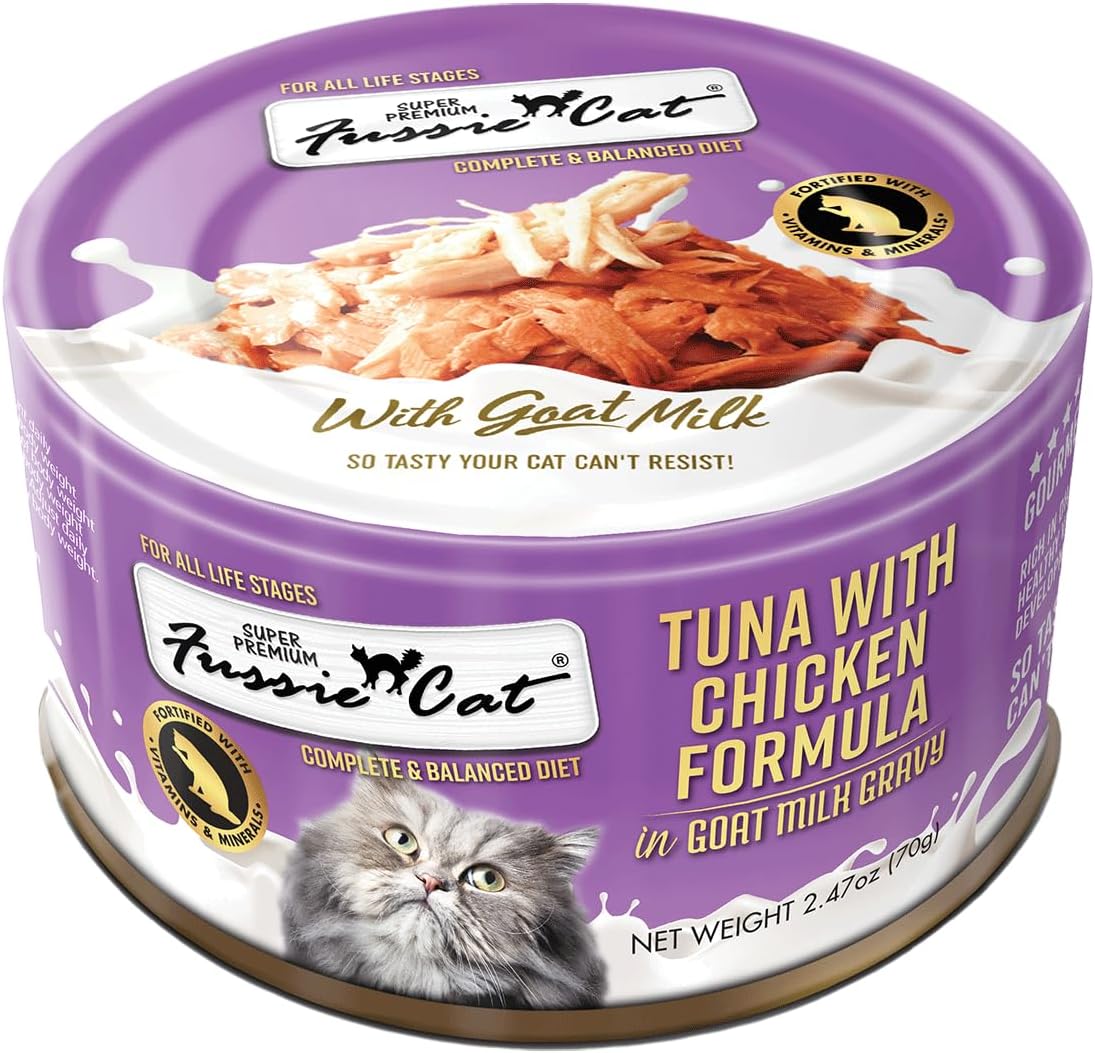 Fussie-Cat-Premium-Canned-Wet-Cat-Food-in-Goat-Milk-Gravy-2.47-Cans-Case1184