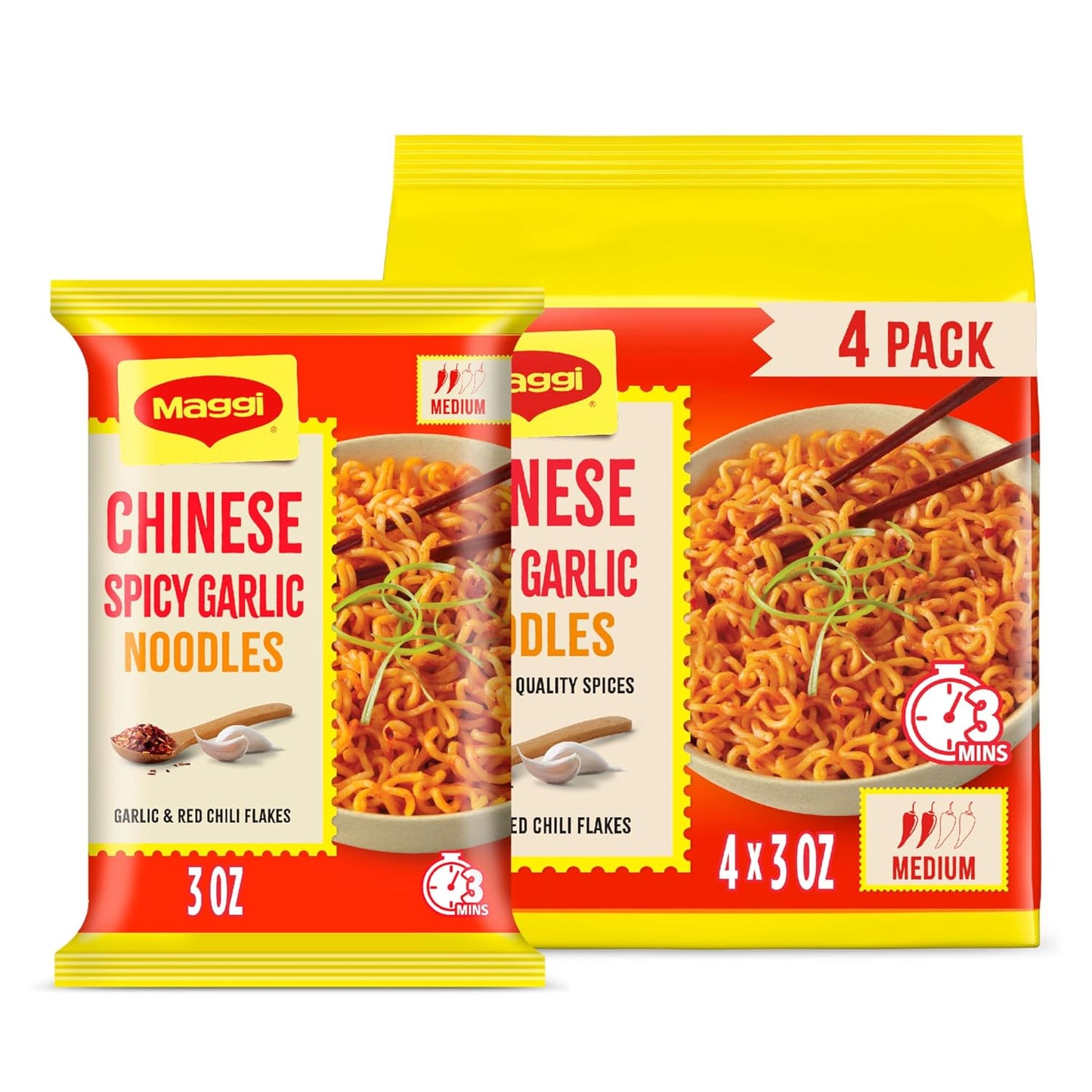 Maggi-Fideos-chinos-de-ajo-picantes,-fideos-ramen-instantáneos,-3--minutos,-512