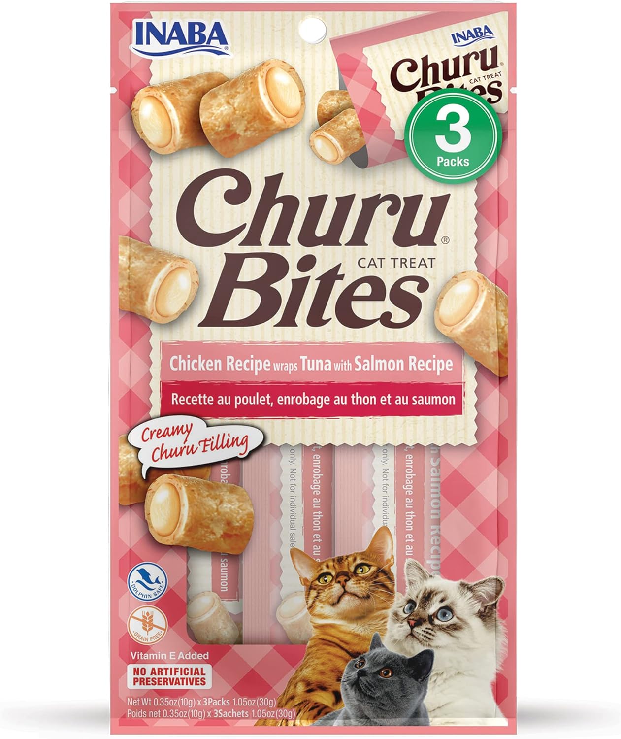 INABA-Churu-Bites-for-Cats,-Soft-Baked-Chicken-Filled-3