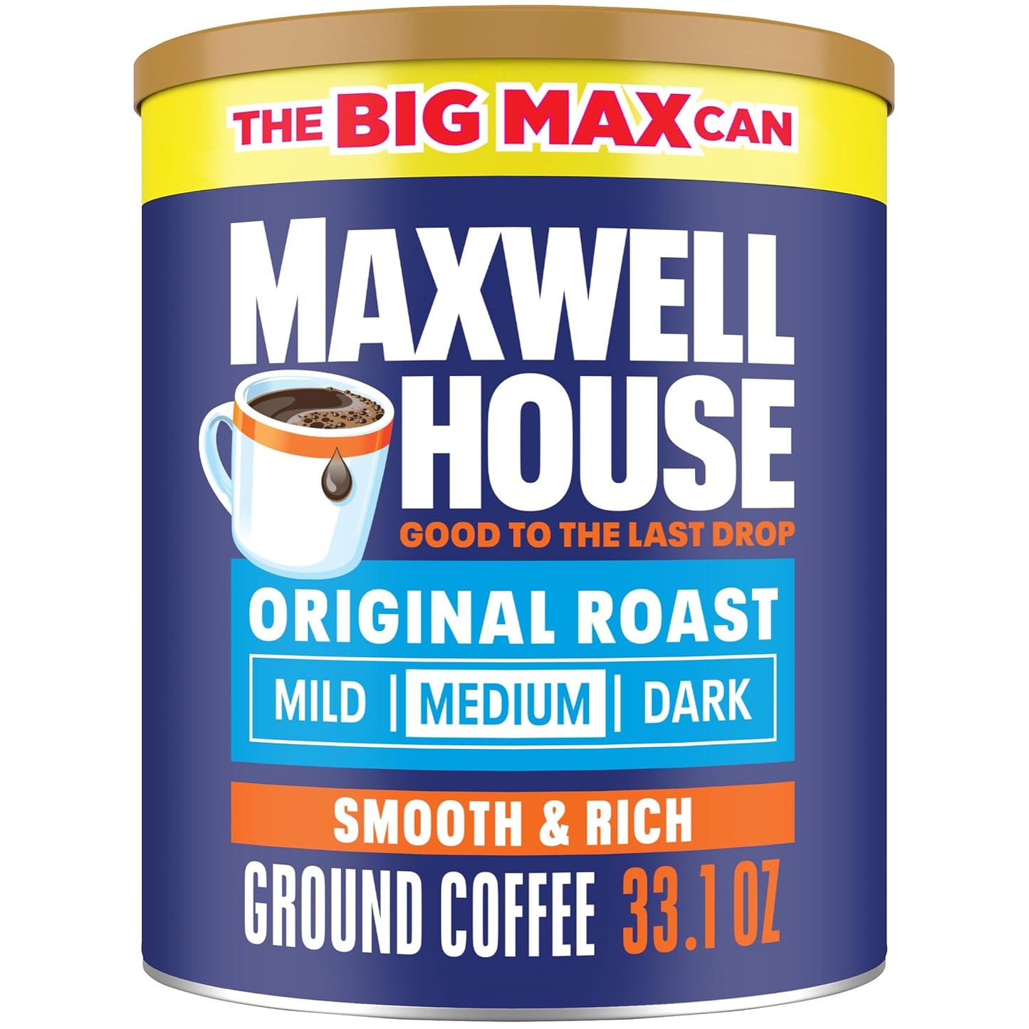 Maxwell-House-Original-Roast-Ground-Coffee,-33.1-oz-Canister---------3136