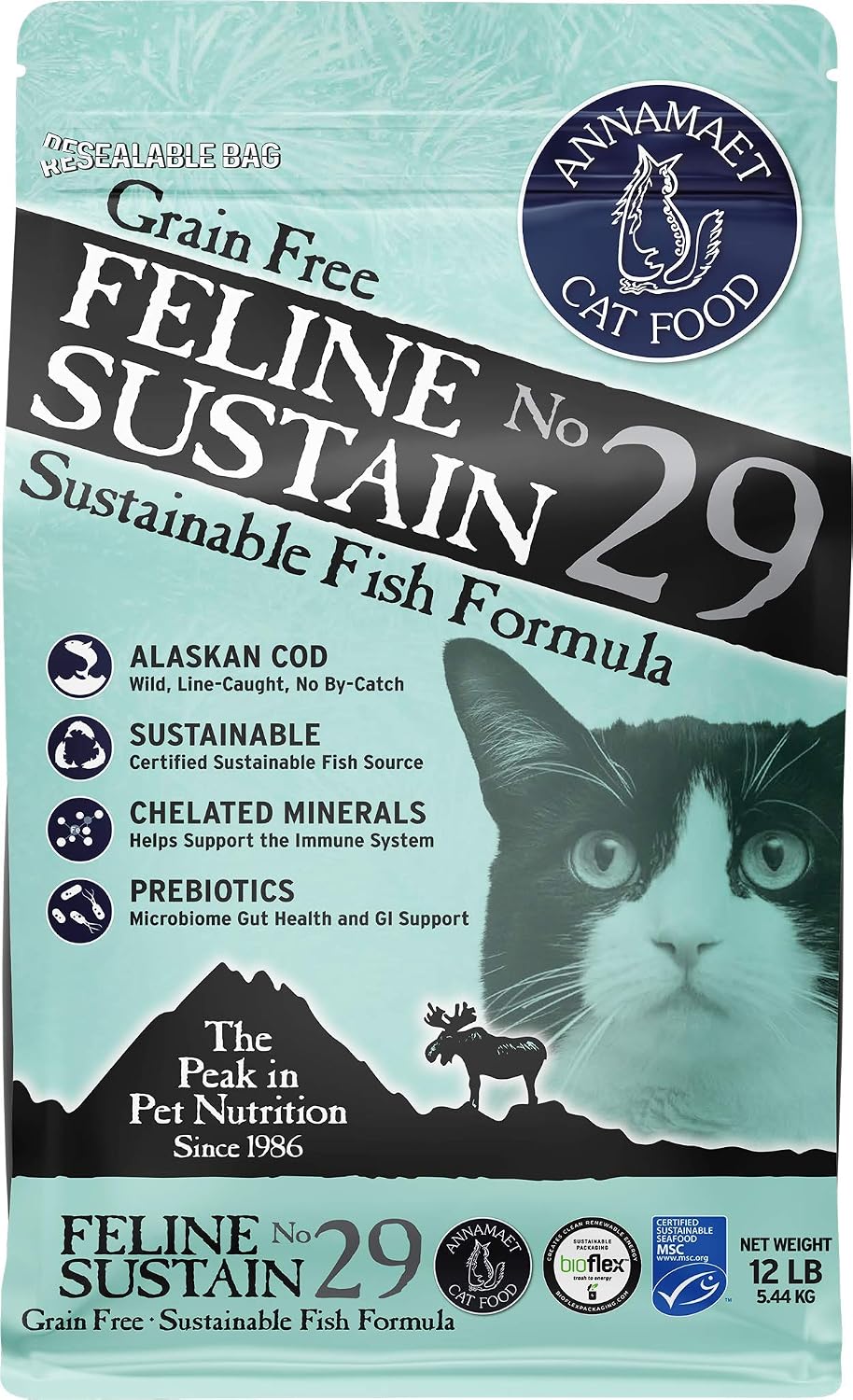Annamaet-Grain-Free-Feline-Sustain-No.-29-Formula-Dry-Cat-Food,-(Line-Caught-Cod-&-358