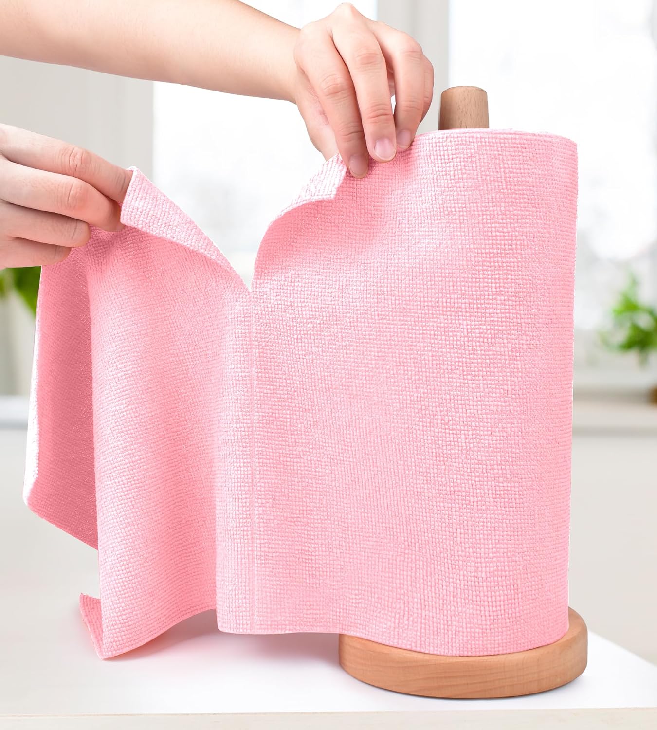 KitchLife-Microfiber-Cleaning-Cloth-Roll---Tear-Away-Towels,-Lint-Free,-Reusable,-2137