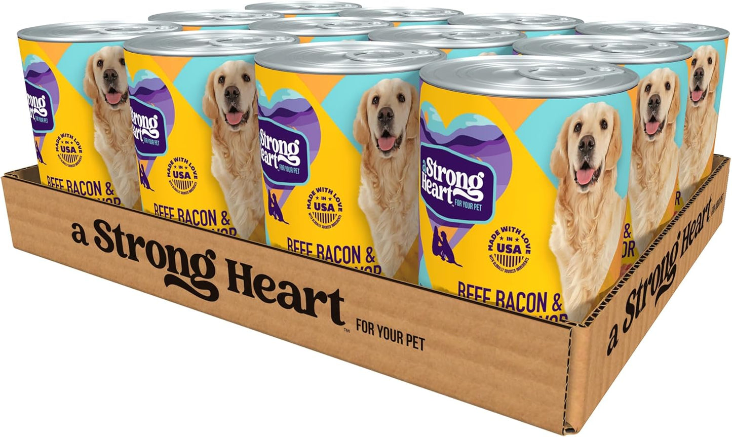 A-Strong-Heart-Wet-Dog-Food,-Beef,-Bacon-&-Cheese-Flavor---13.2-2463