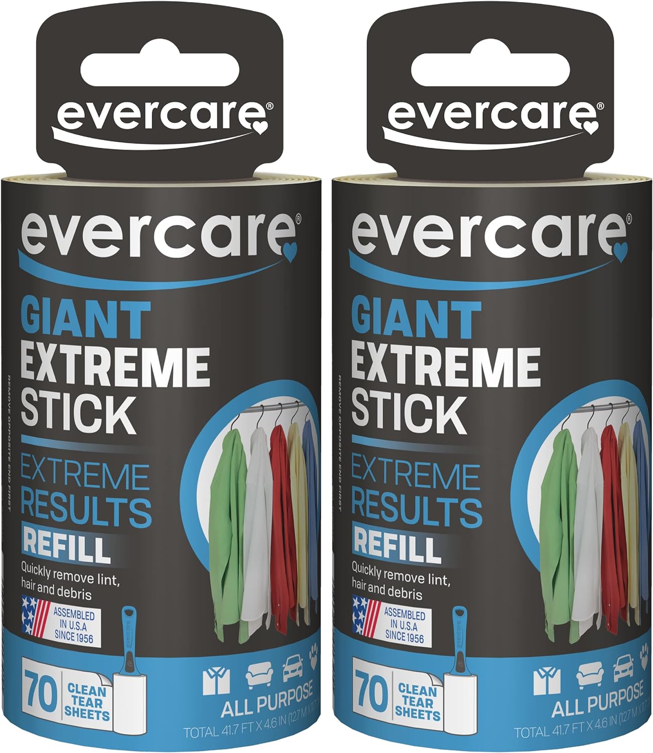 Evercare-Giant-Lint-Roller,-Extra-Large-Sheets-Refill,-70-Count-2721