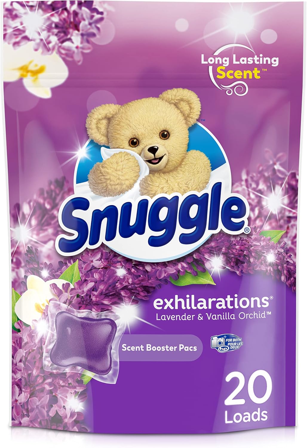 Snuggle-Exhilarations-in-Wash-Laundry-Scent-Booster-Pacs,-Lavender-&-Vanilla-Orchid,-954