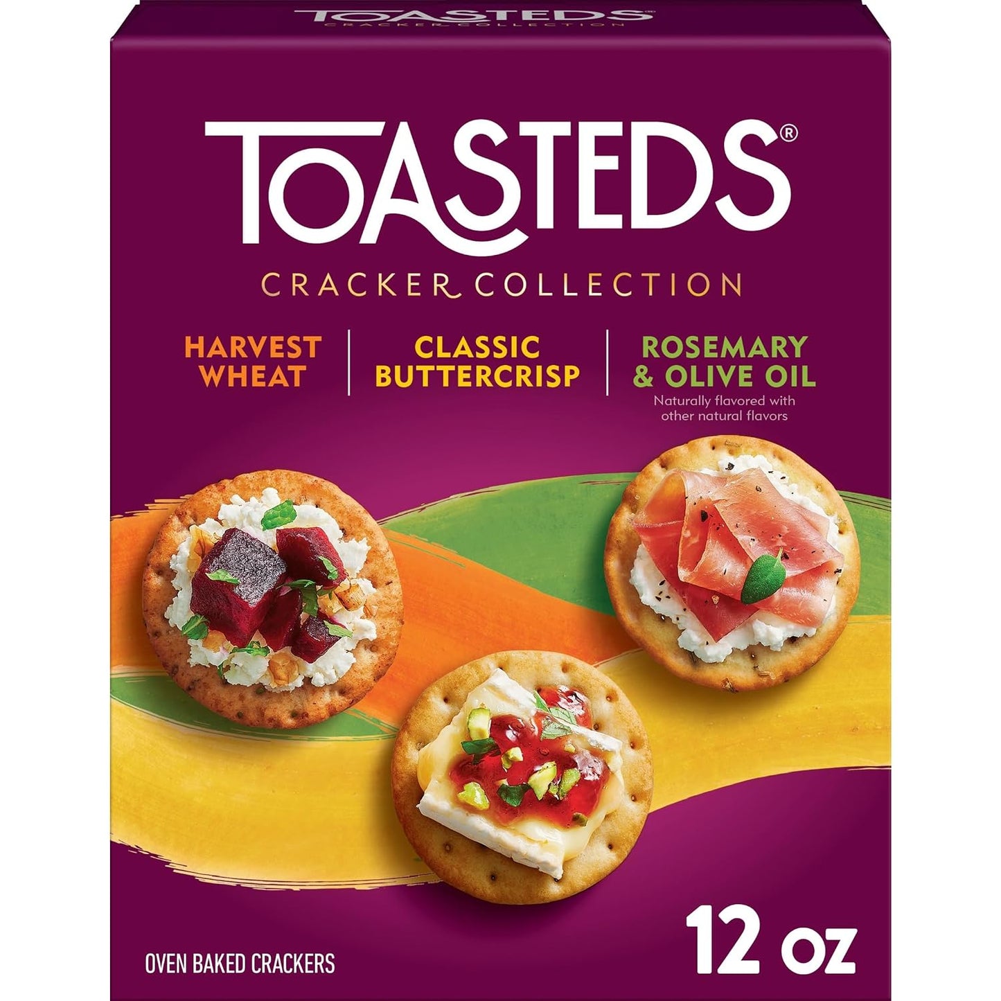 Toasteds-Crackers,-Cracker-Collection,-Lunch-Snacks,-Variety-Pack,-12oz-Box-(1--Box)----2262