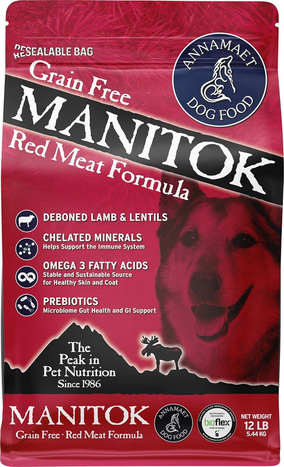 Annamaet-Grain-Free-Manitok-Red-Meat-Formula-Dry-Dog-Food,-(Fresh-Lamb),-12-lb-Bag-773