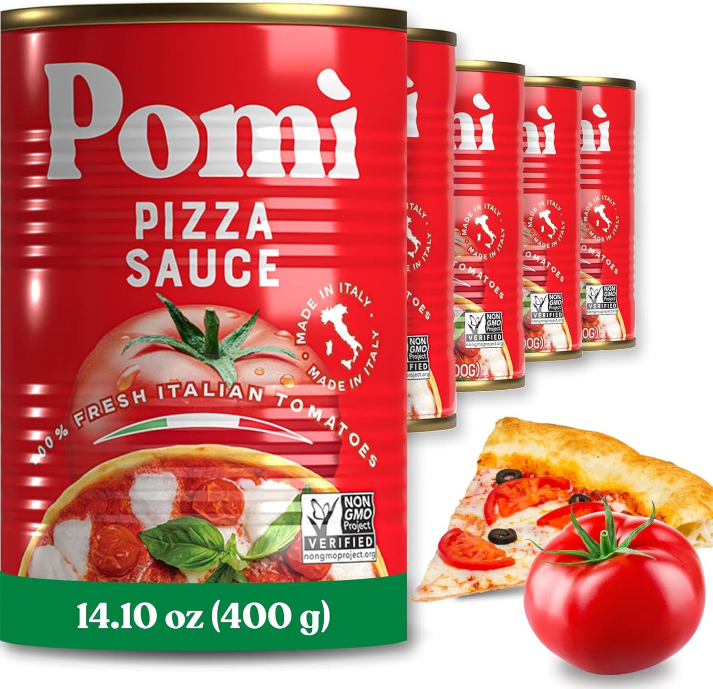 Pomì-Pizza-Sauce-14.1oz-(Pack-of-12)---1-Fresh-Italian-Tomatoes,-892