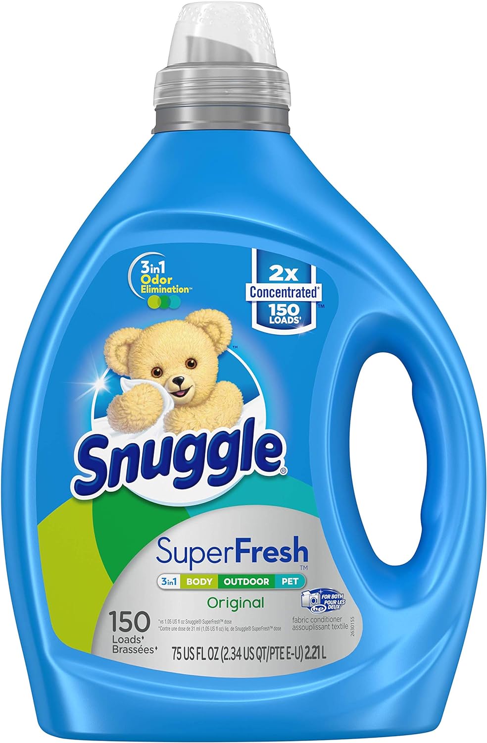 Snuggle-Liquid-Fabric-Softener,-SuperFresh-Original,-Eliminates-Tough-Odors,-2X-3918
