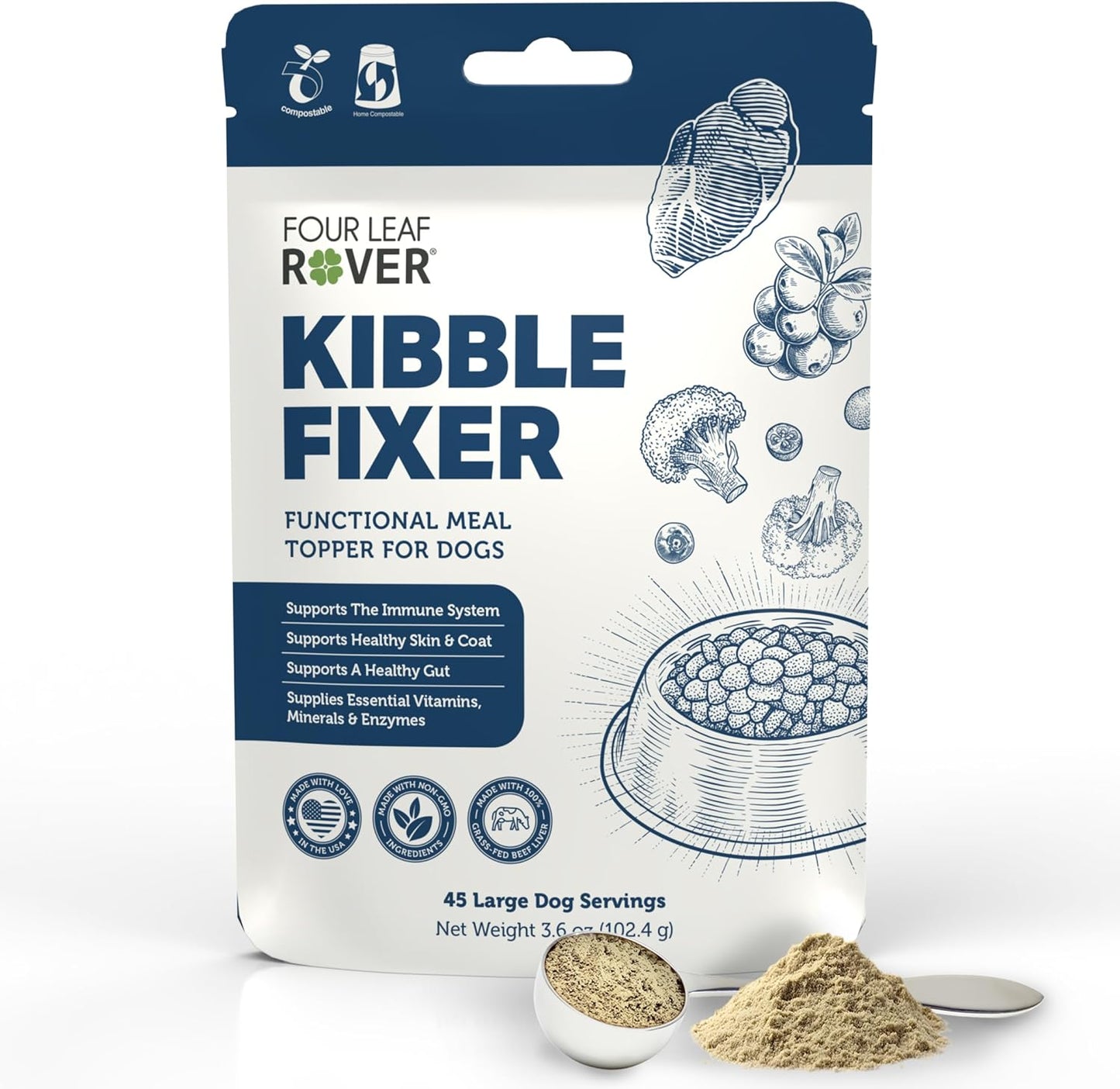 FOUR-LEAF-ROVER-Kibble-Fixer---Freeze-Dried-Dog-Food-Topper-with-Dog-Probiotics-1198