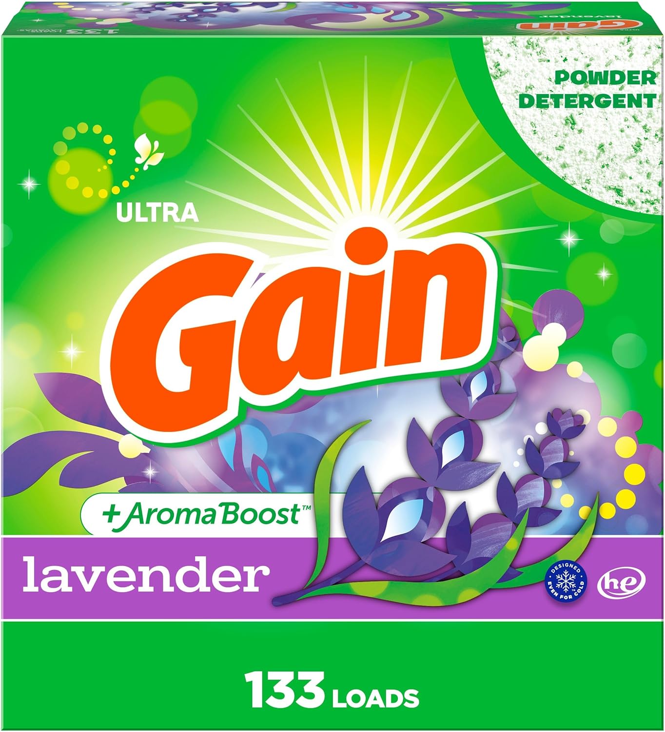Gain-Powder-Laundry-Detergent,-Lavender-Scent,-133-Loads,-123-OZ-3502