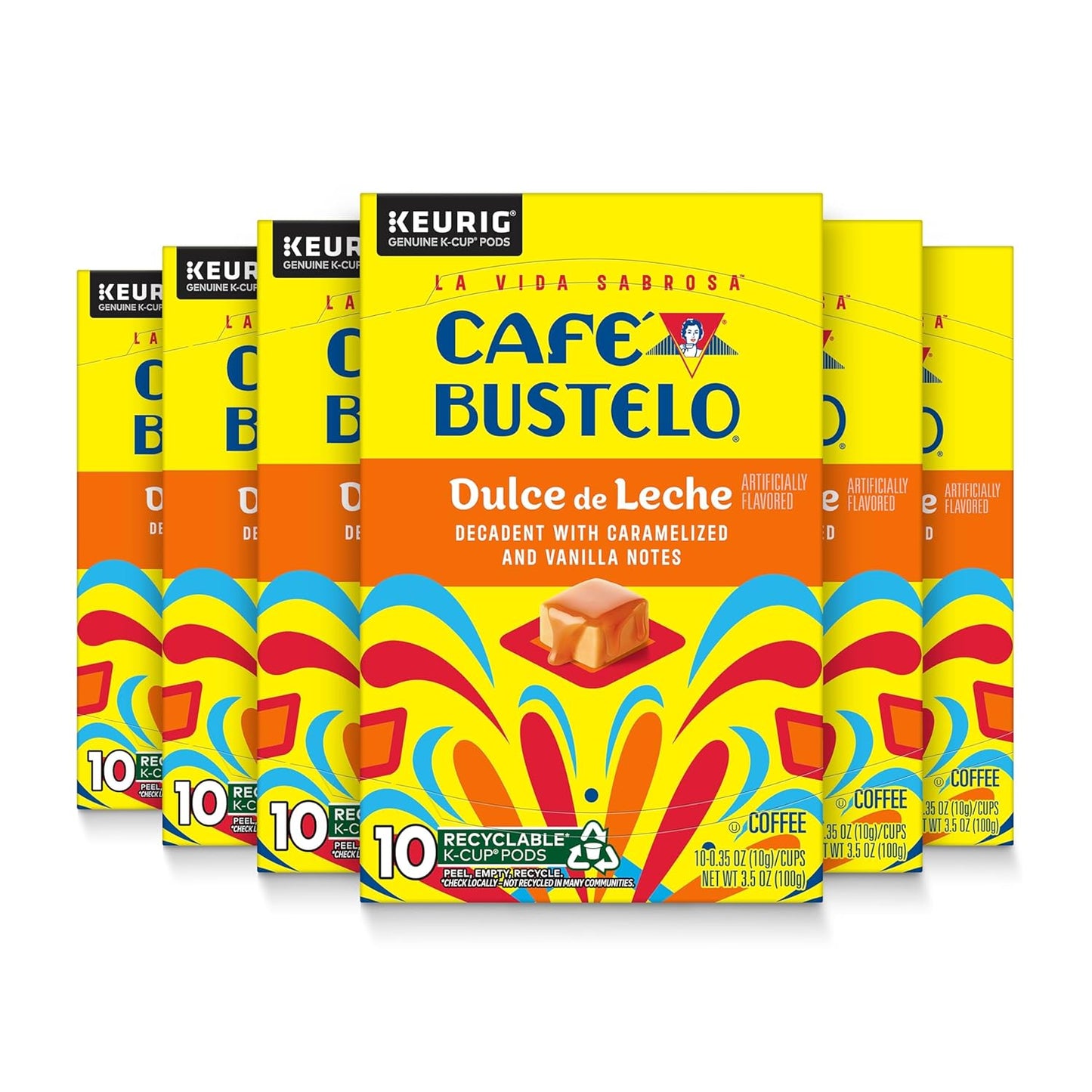 Café-Bustelo-Dulce-de-Leche-Café-con-sabor-artificial,-10-cápsulas-(paquete2926