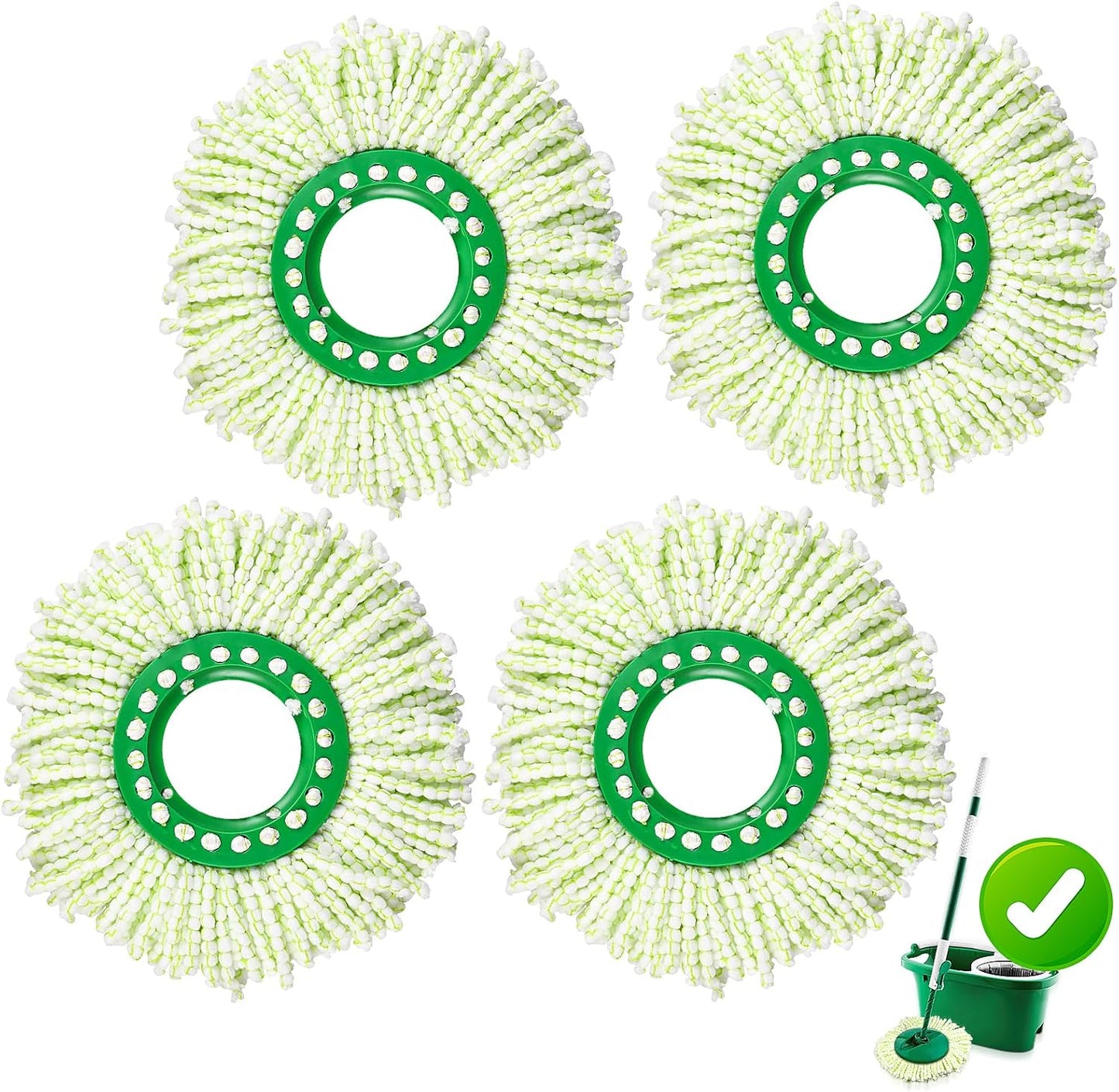 4-Pack-Mop-Head-Replacement-for-Libman-Tornado-Spin-Mop,-3016